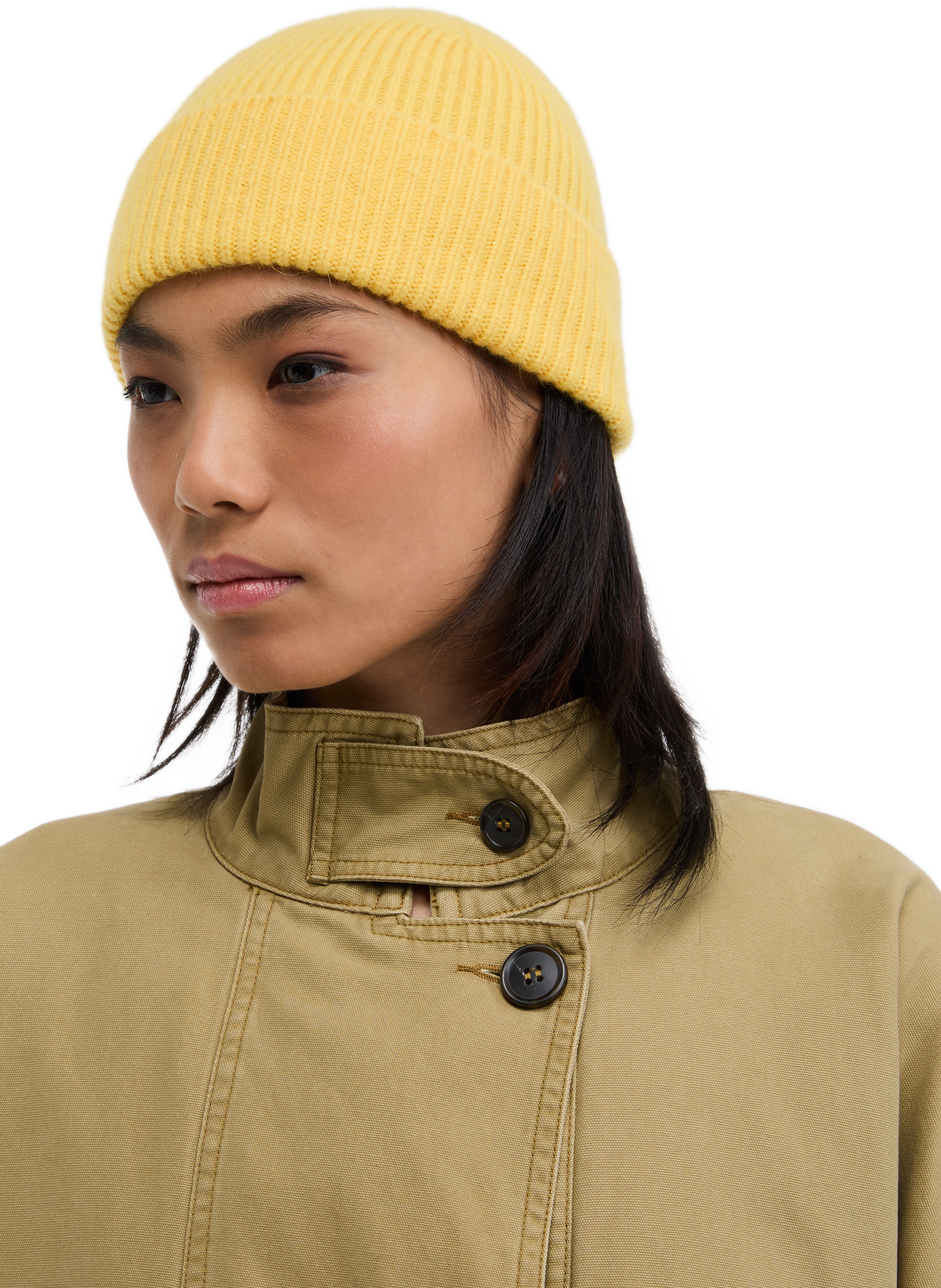 Bonnet Barra en laine Jaune