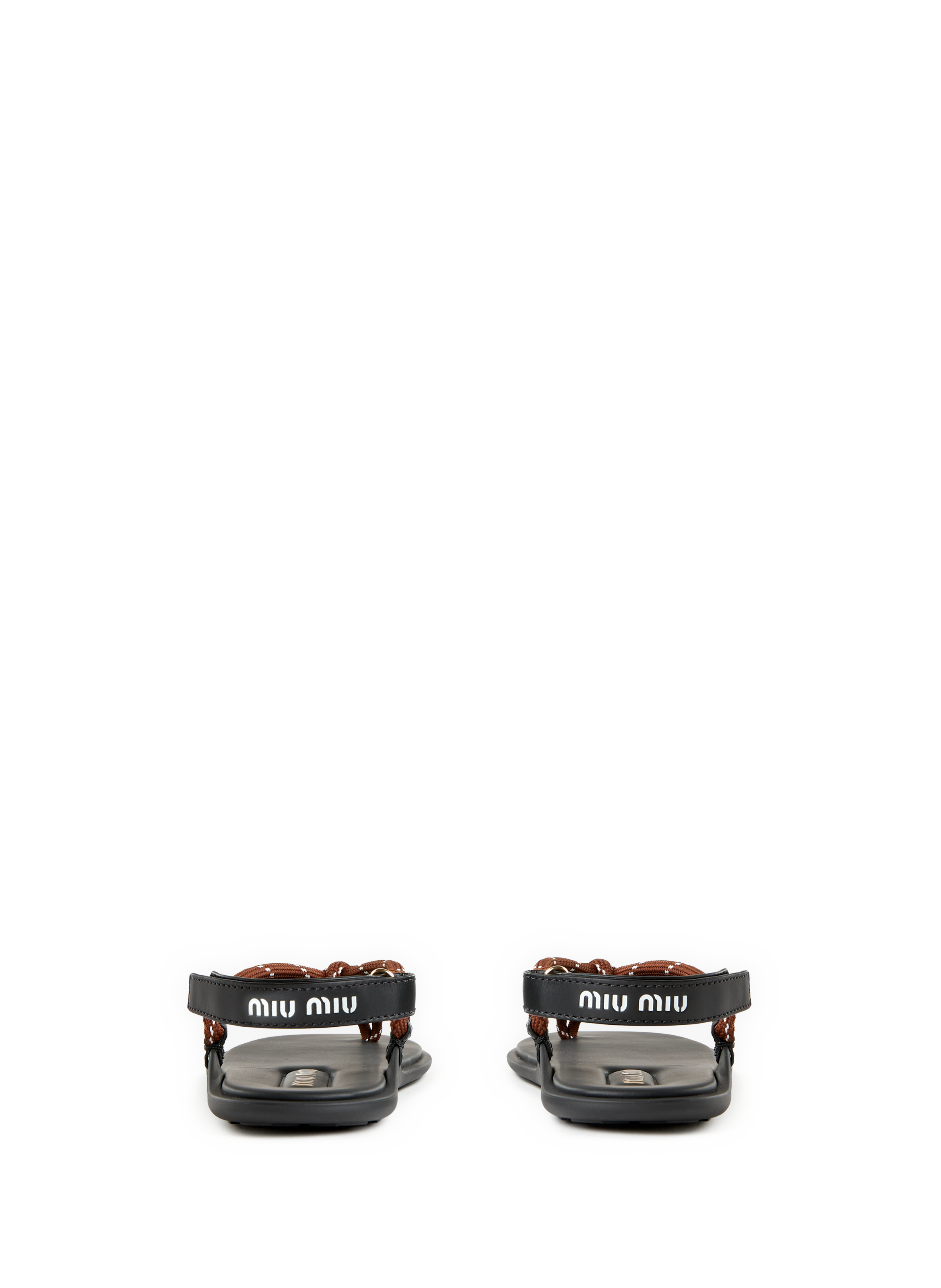 Hands Off umbrella MIU MIU Brown