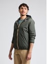 Blouson droit à capuche | Kaki by K-WAY K-WAY Blouson droit à capuche | Kaki