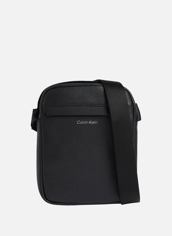 Faux leather crossbody bag Black by CALVIN KLEIN CALVIN KLEIN Faux leather crossbody bag Black