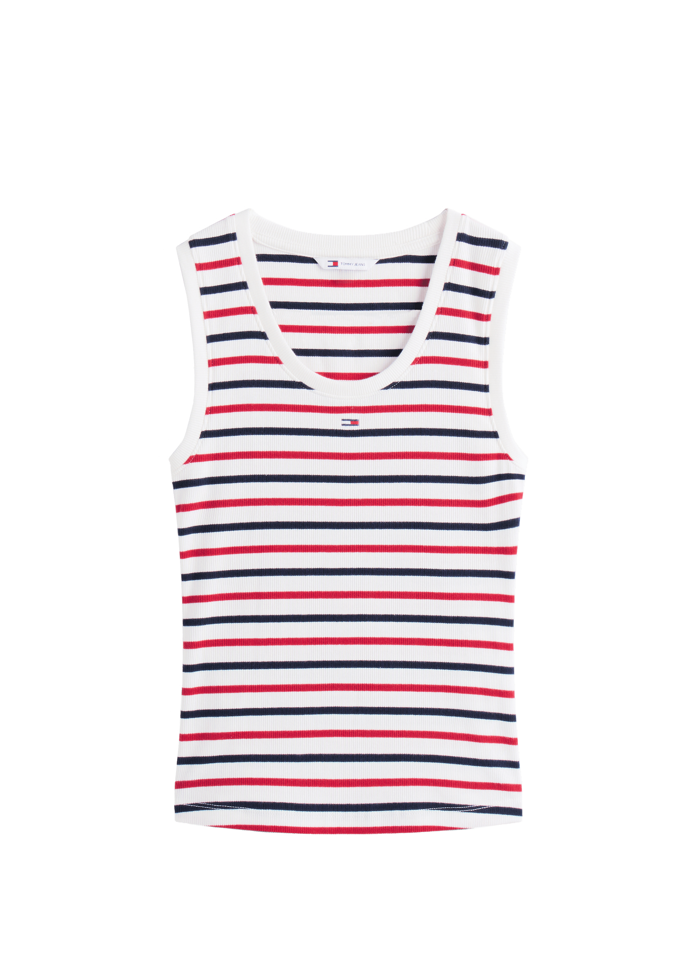 Top côtelé en coton  TOMMY HILFIGER Multicolore