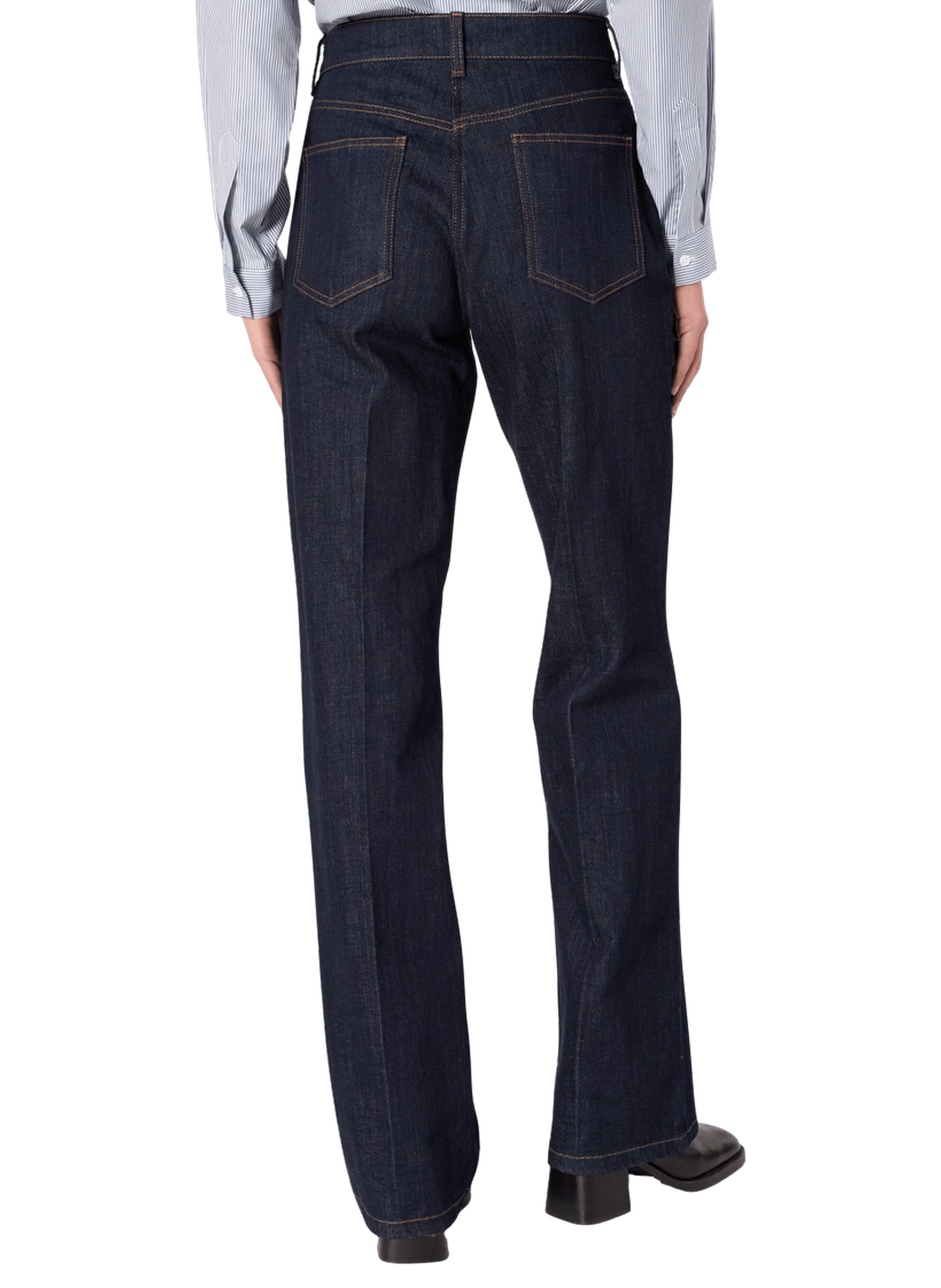 Jean brut droit à boutons dorés - clema GERARD DAREL Bleu