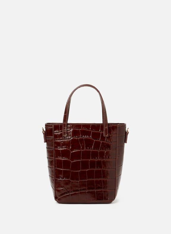 Cleo leather handbag Brown by SAISON 1865 SAISON 1865 Cleo leather handbag Brown