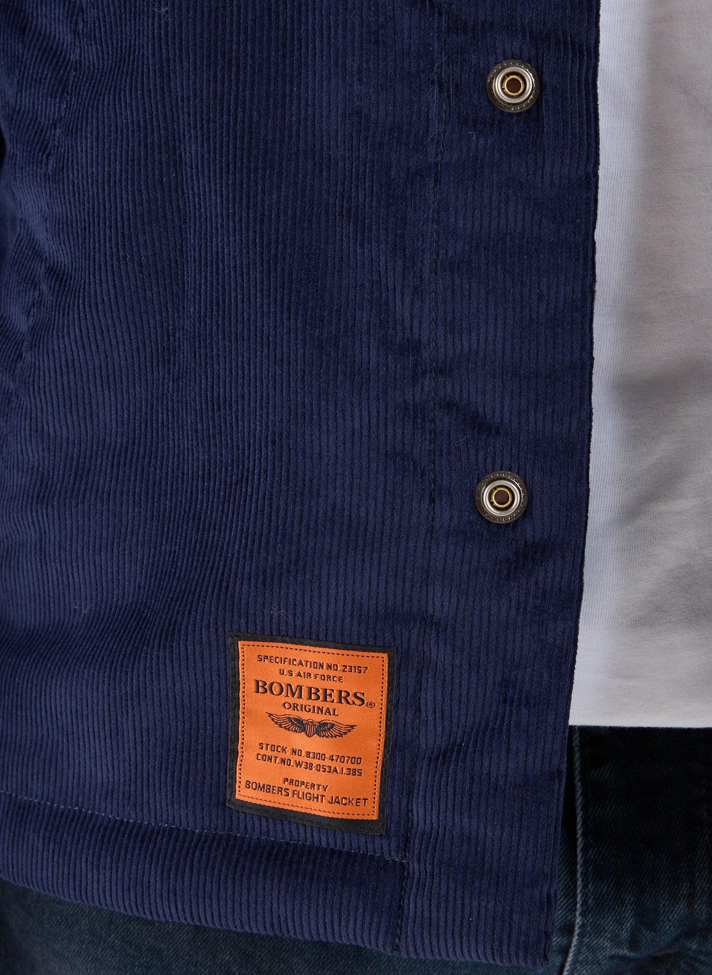 Blouson Cryspin en coton BOMBERS ORIGINAL Bleu