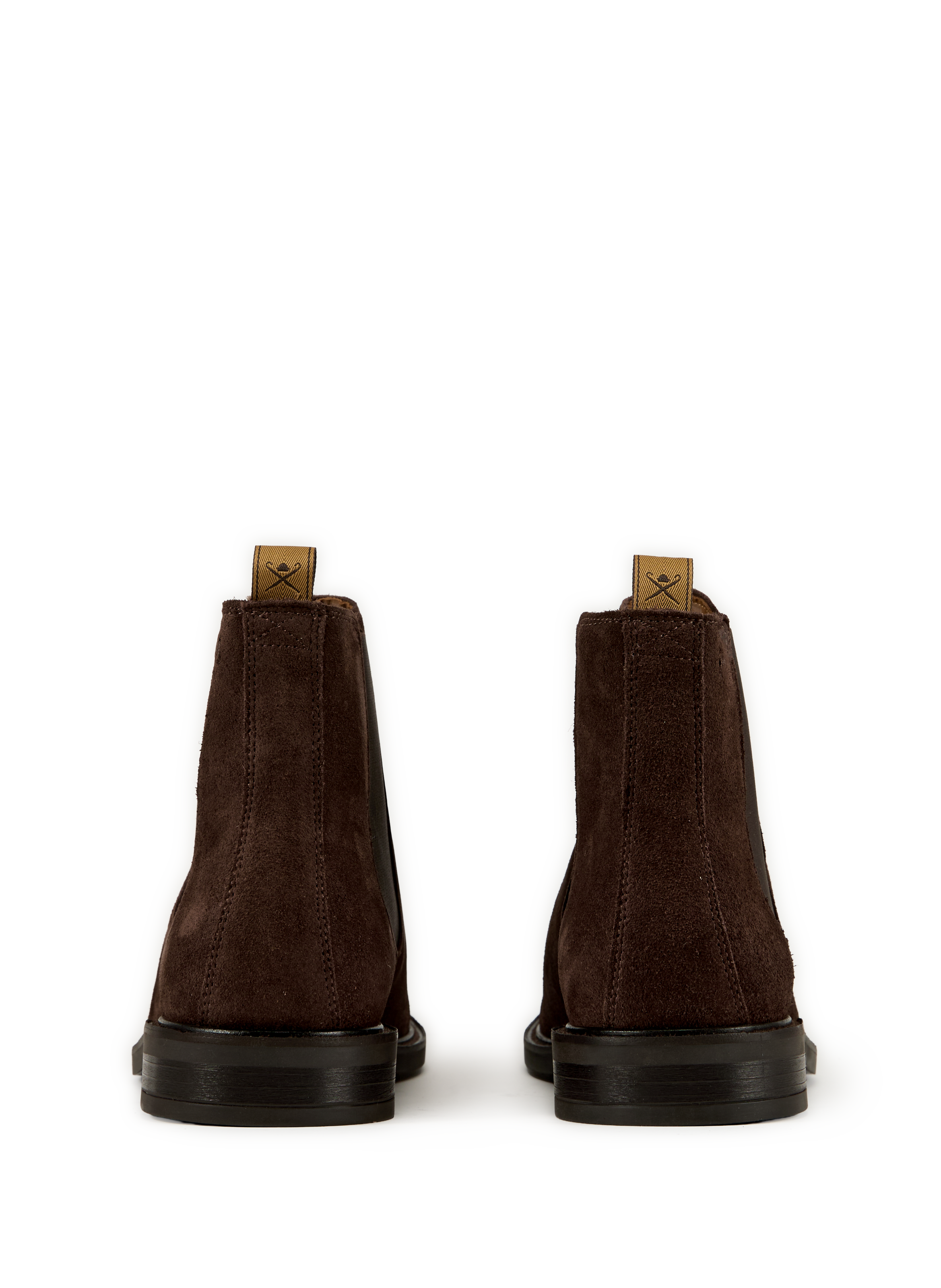 Leather Chelsea boots HACKETT Brown