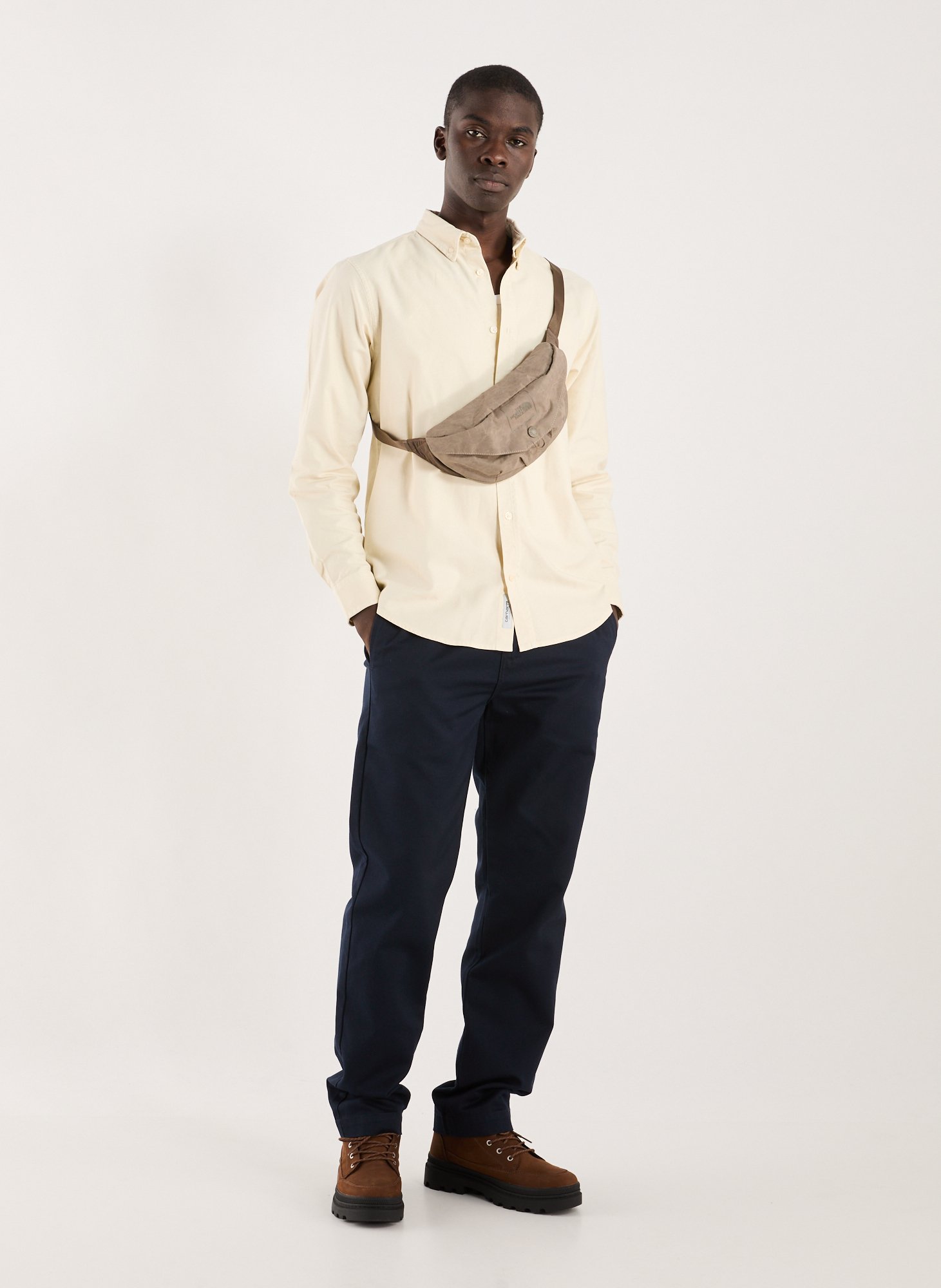 Zippered waist bag THE NORTH FACE Brown