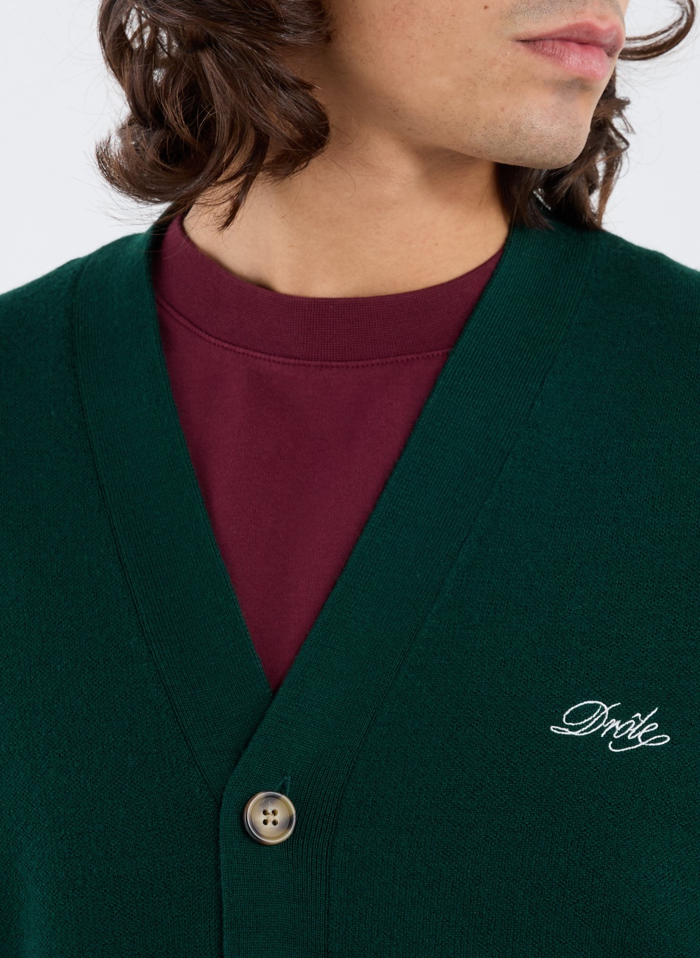 Le cardigan Drôle  DROLE DE MONSIEUR Vert