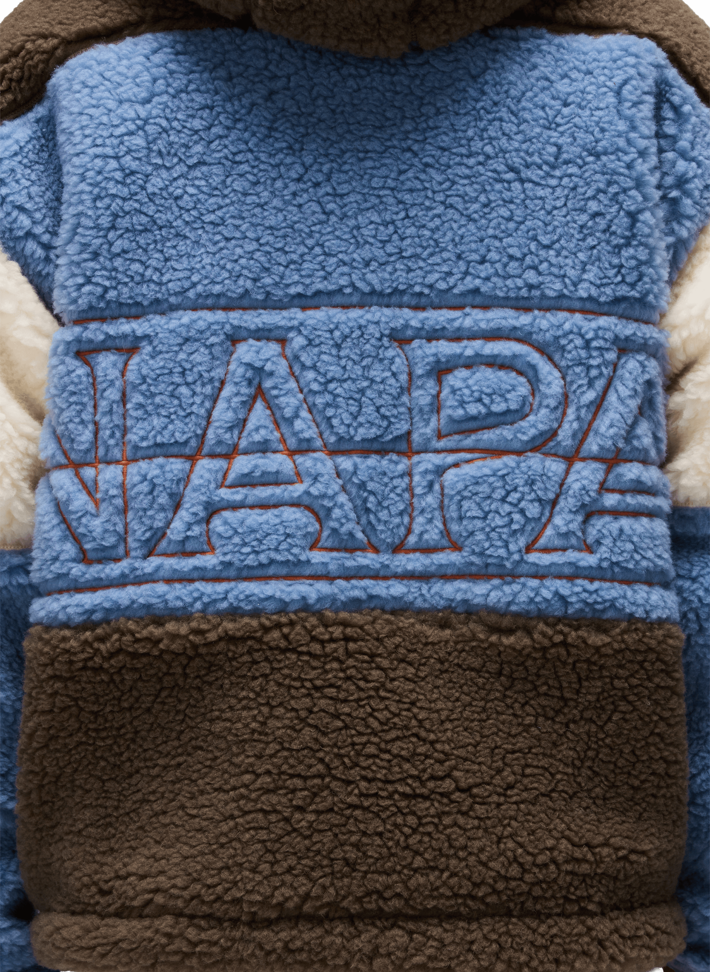 Straight hooded fleece jacket NAPAPIJRI Multicolour