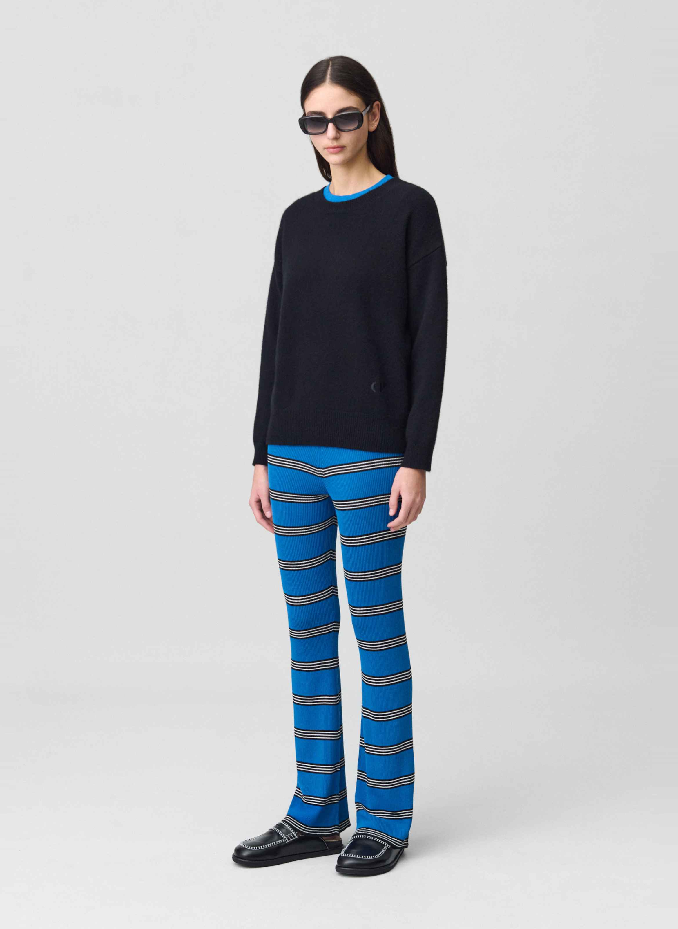 Pull col rond en cachemire CLAUDIE PIERLOT Noir