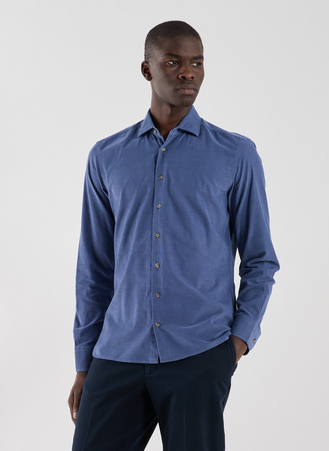  Cotton shirt HACKETT Blue