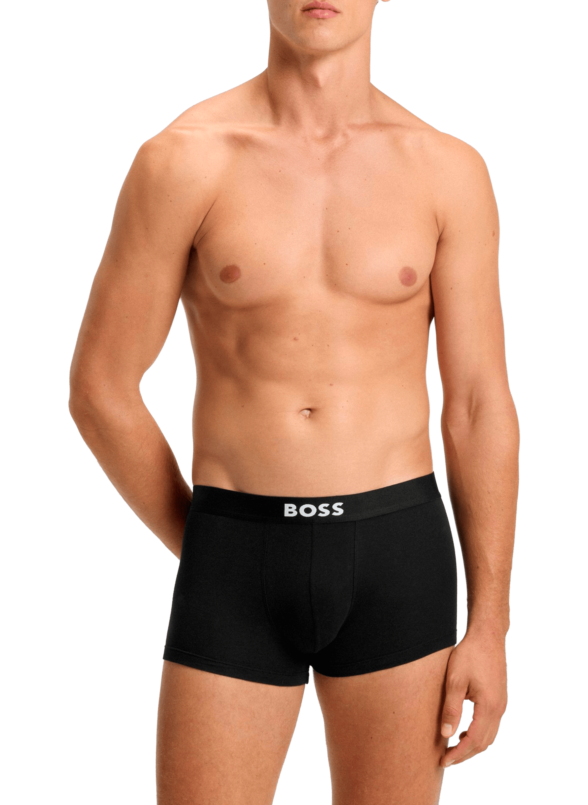 Lot de 3 boxers en coton mélangé BOSS Multicolore