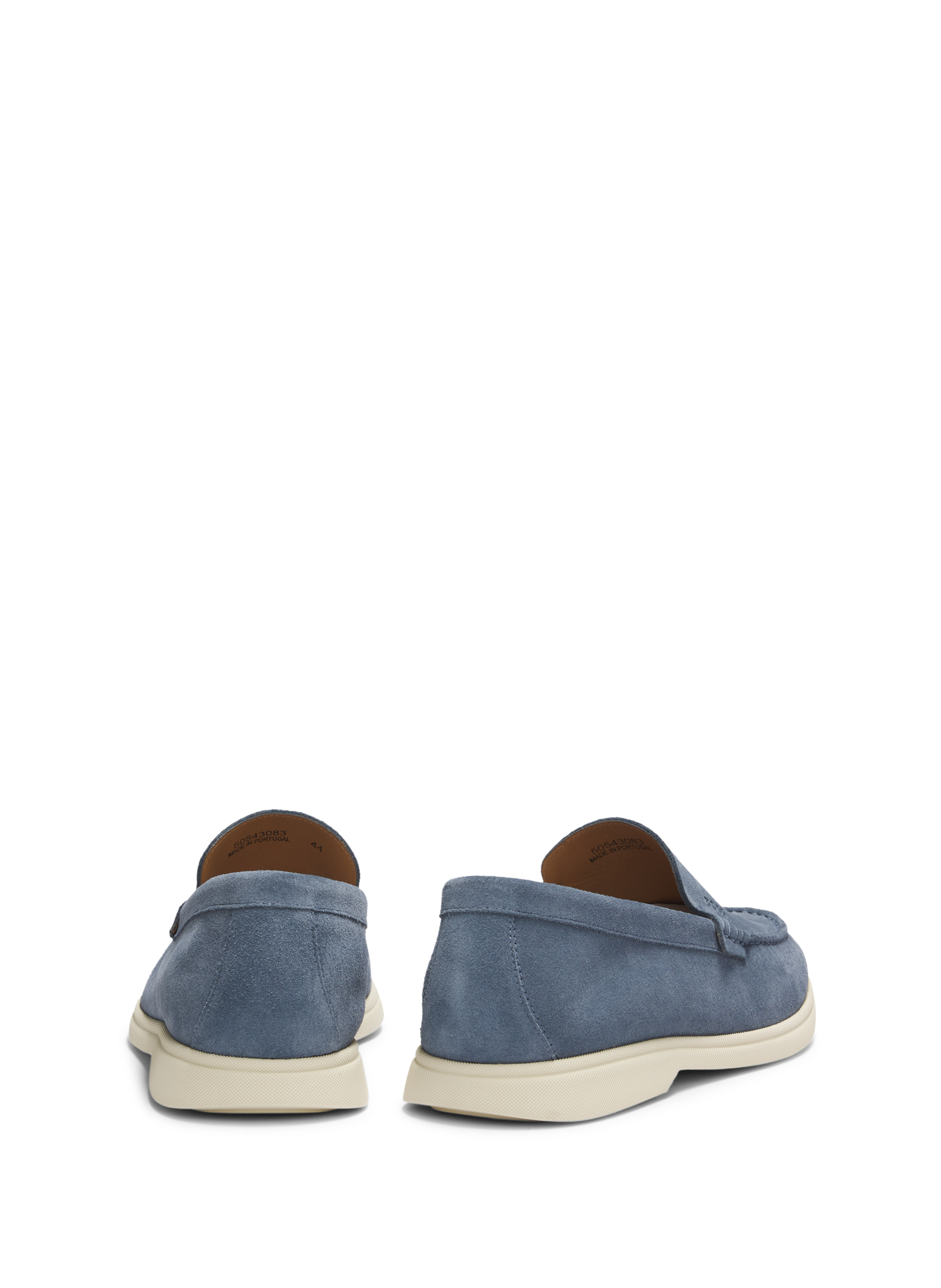 Mocassins en cuir suédé BOSS Bleu