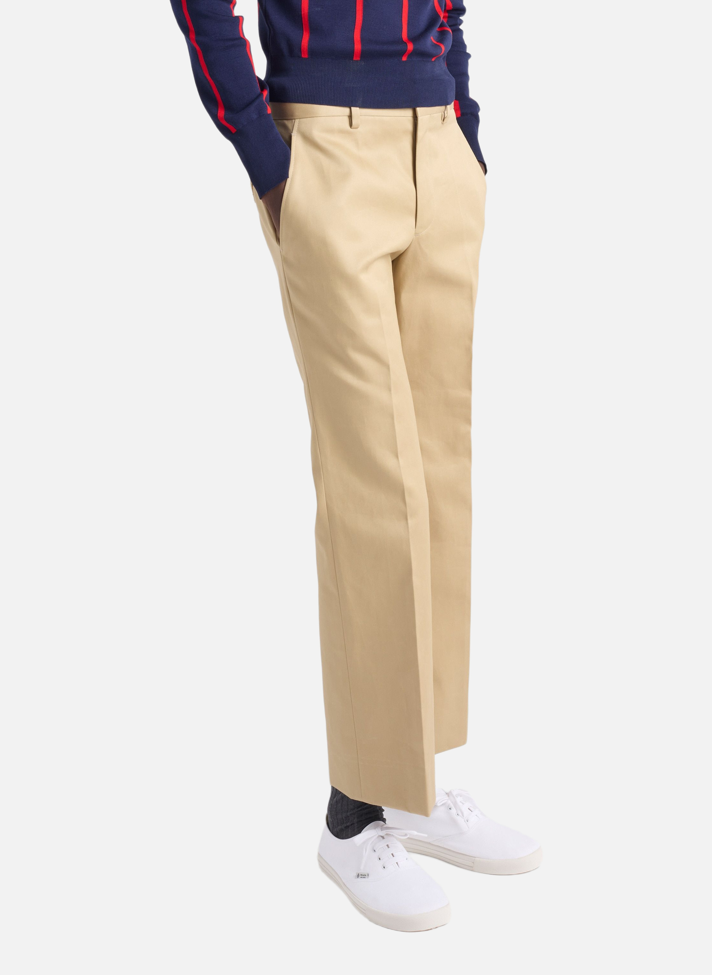 Baskets en tissu PRADA Blanc