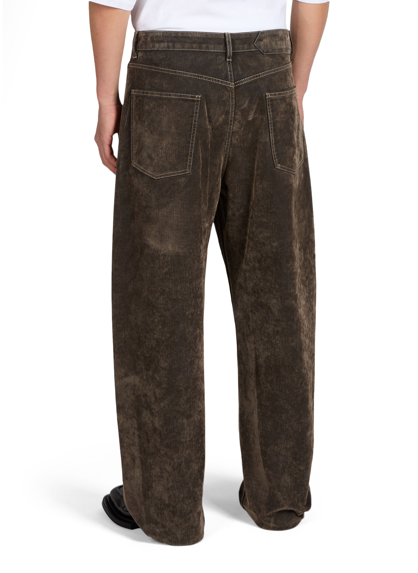 Velvet Denim Jeans Mirada JACQUEMUS Brown