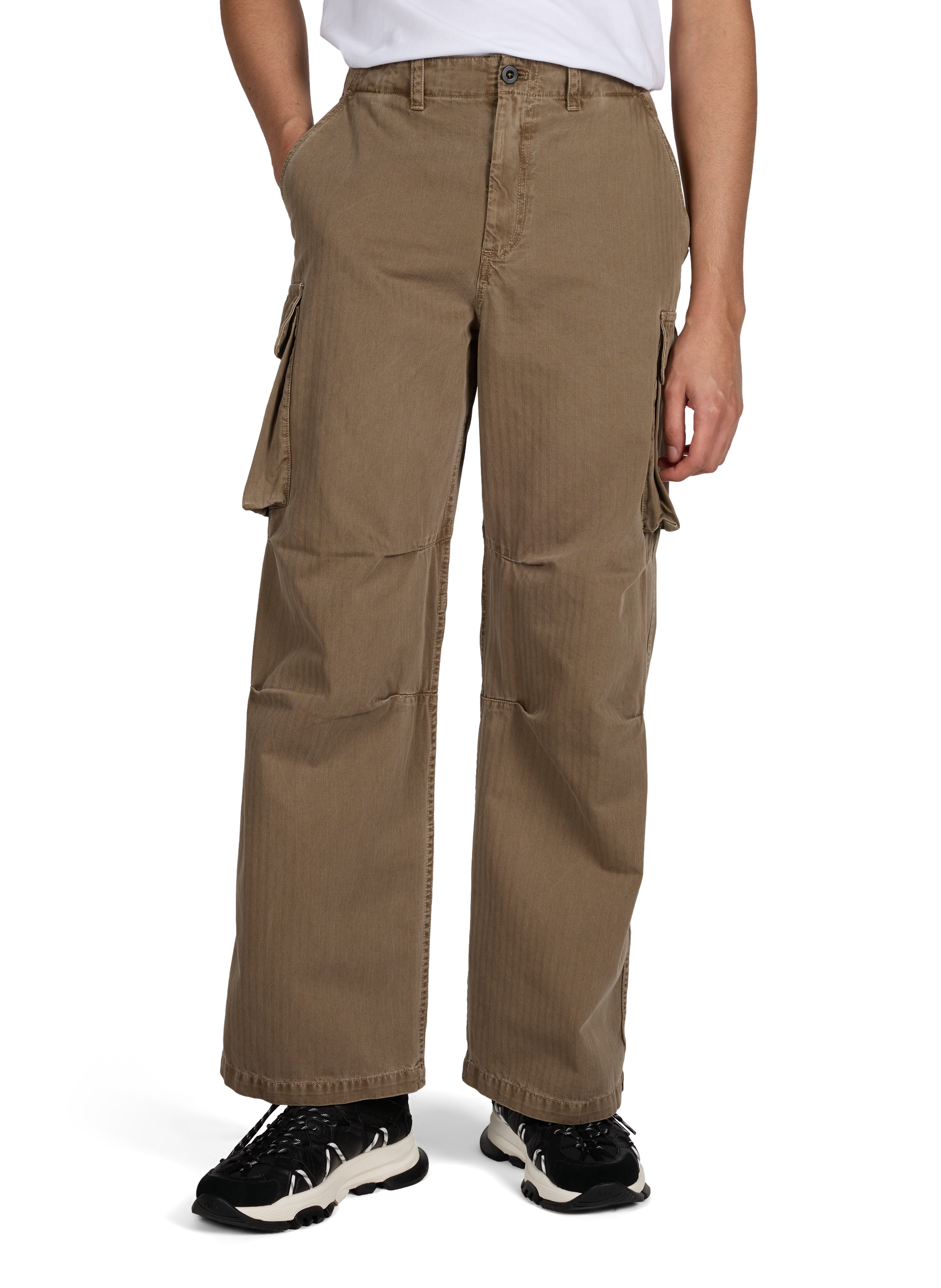 Pantalon cargo en coton OUR LEGACY Beige