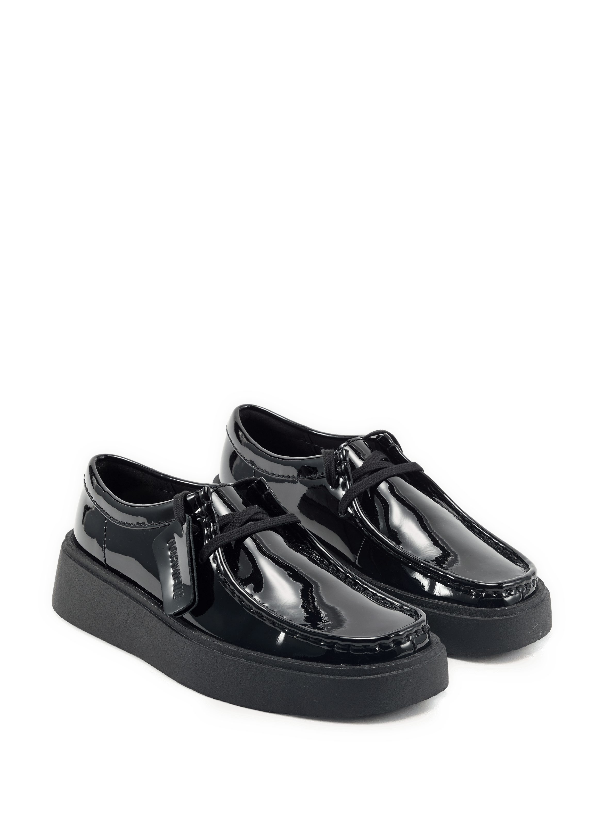 Patent leather loafers CLARKS Black