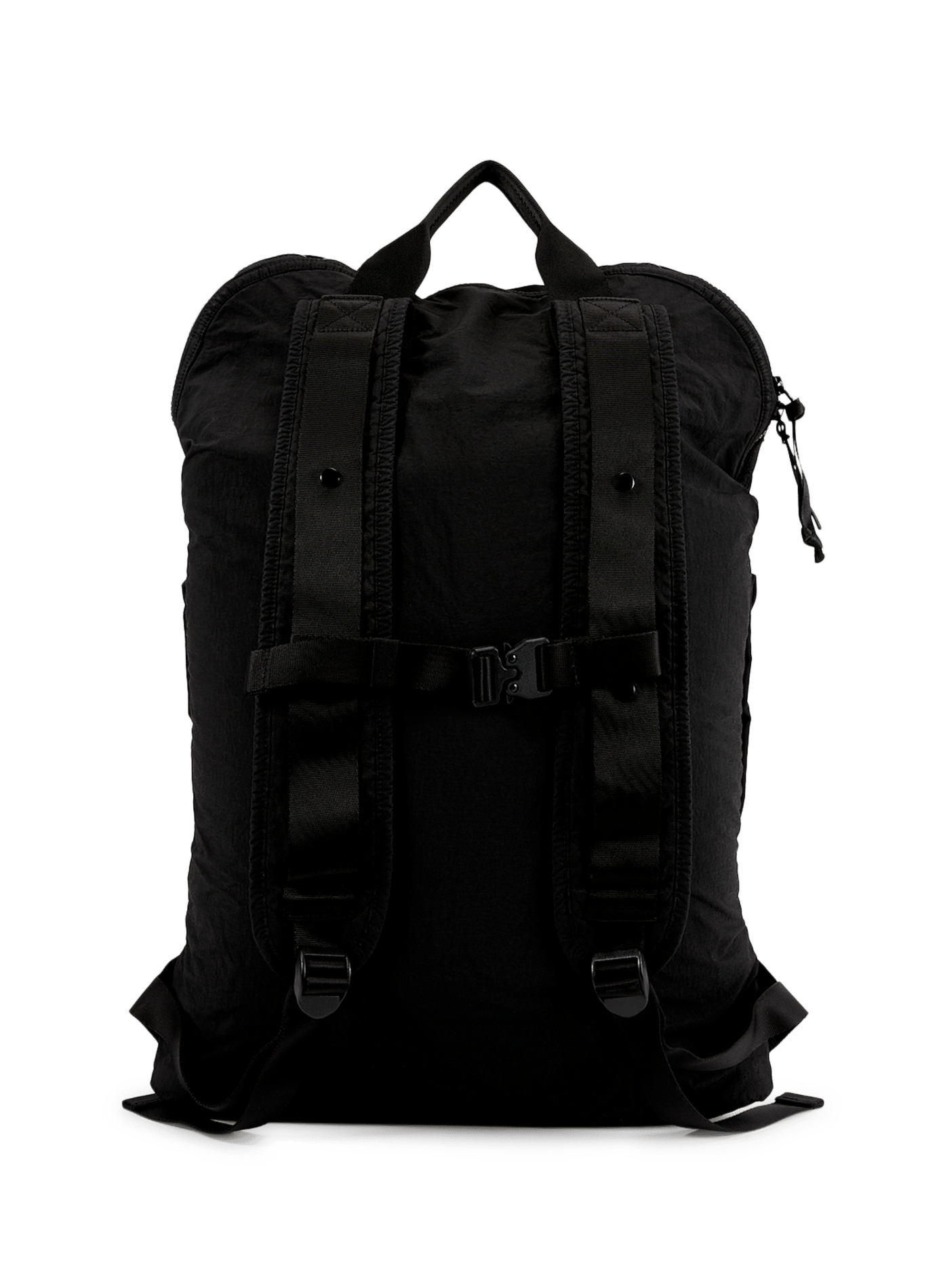 Embroidered brand backpack CP COMPANY Black