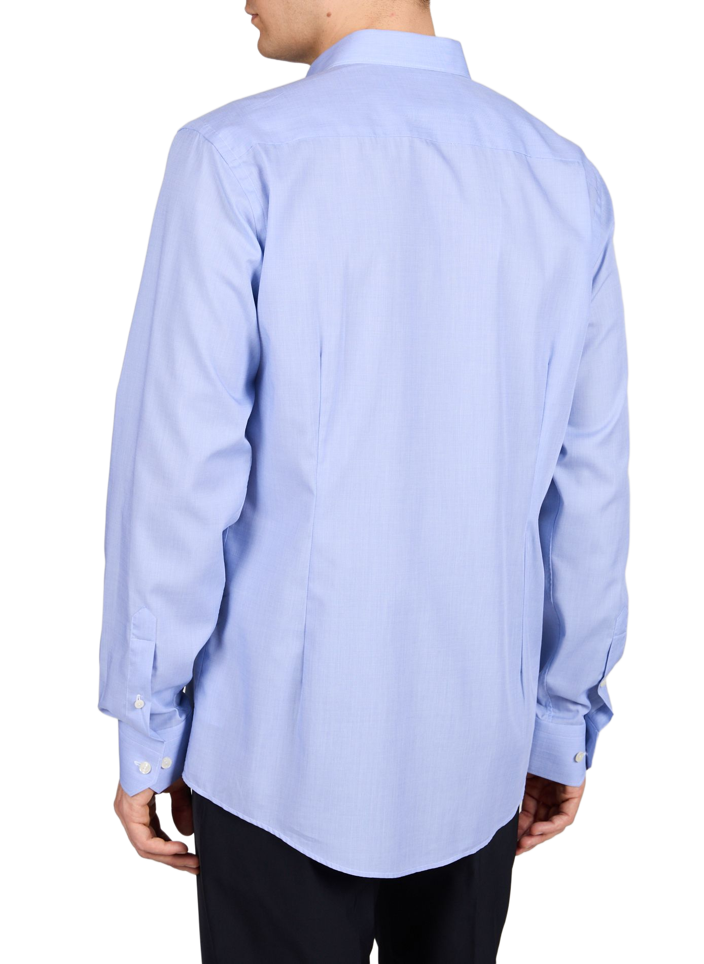Chemise slim en coton ETON Bleu