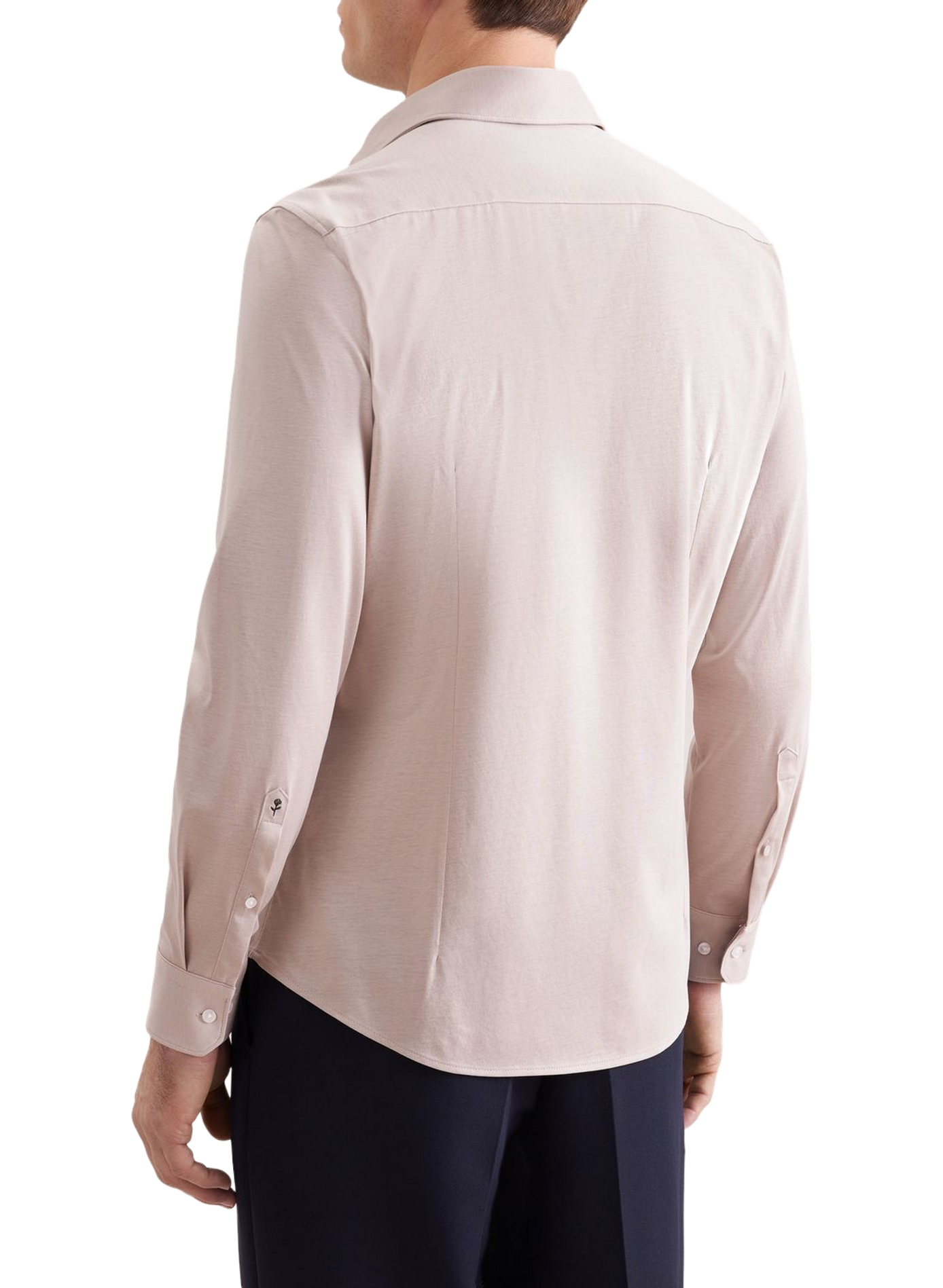 Slim shirt with pocket SEIDENSTICKER Beige