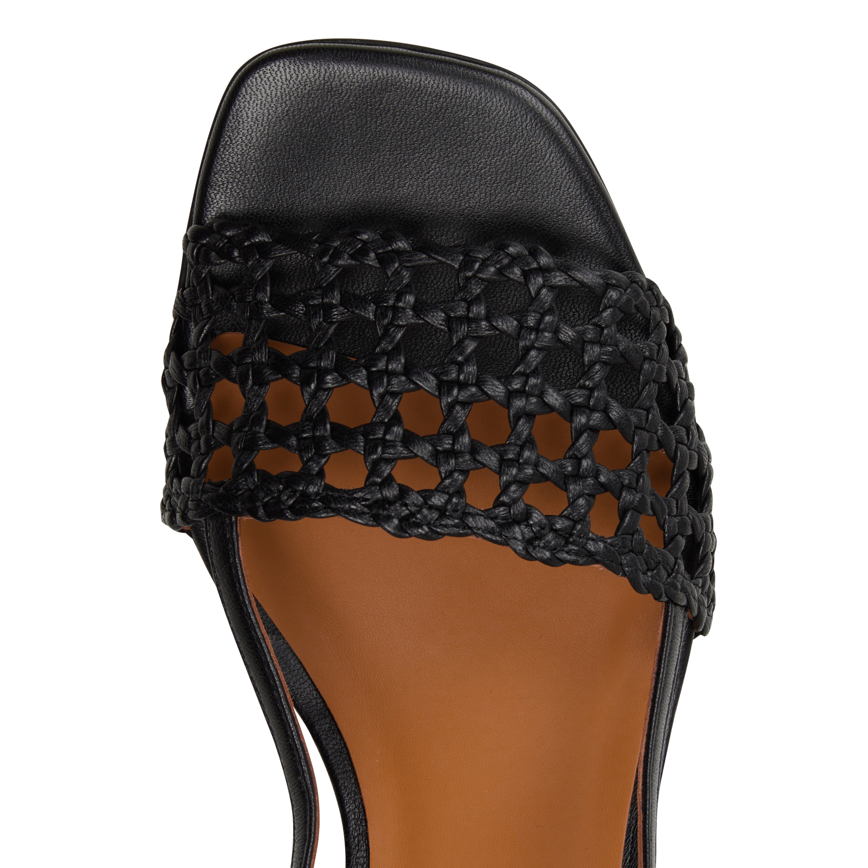 Sandales à talons en cuir n°592 RIVECOUR Noir