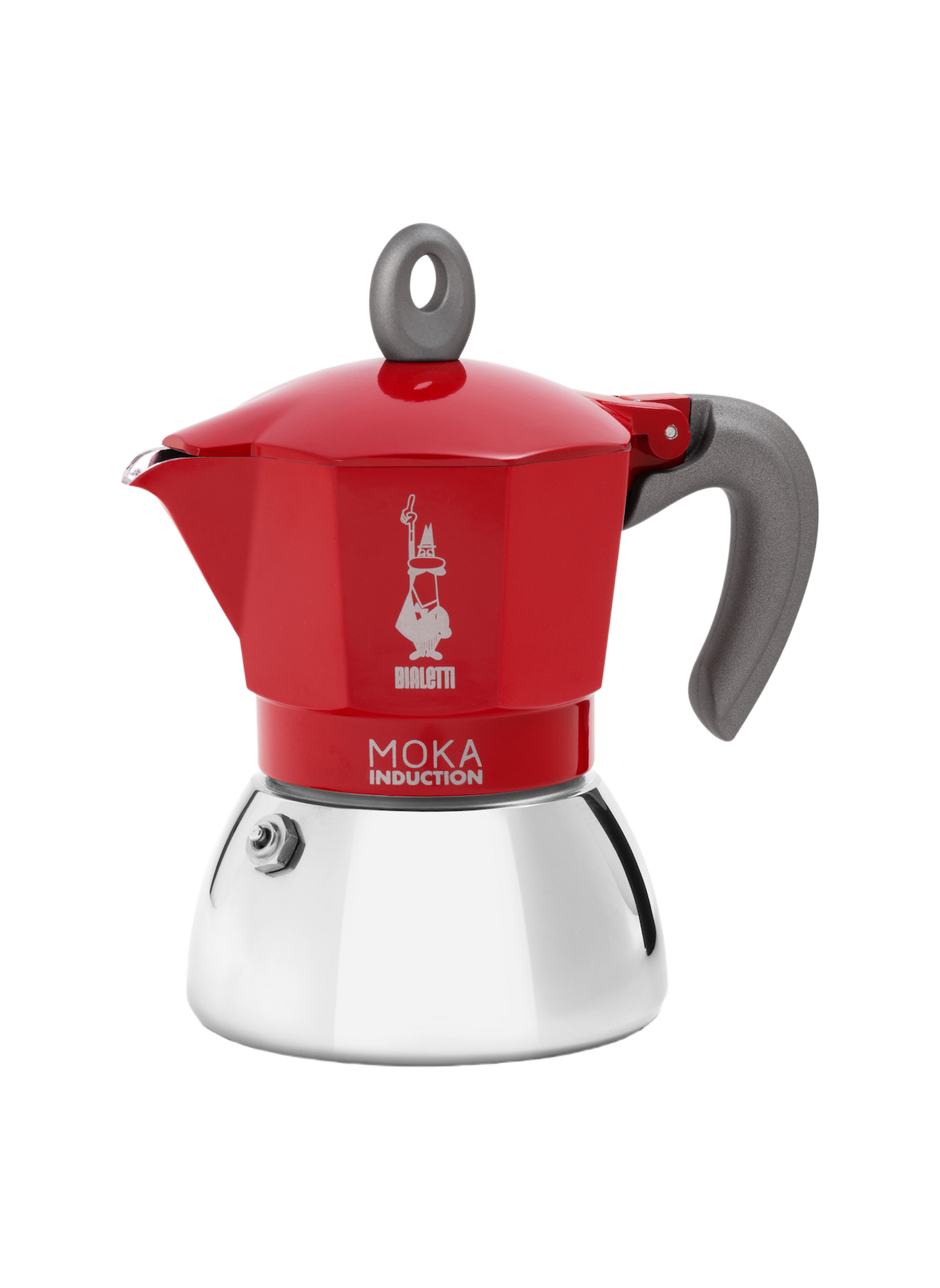 Induction Moka coffee maker BIALETTI Red