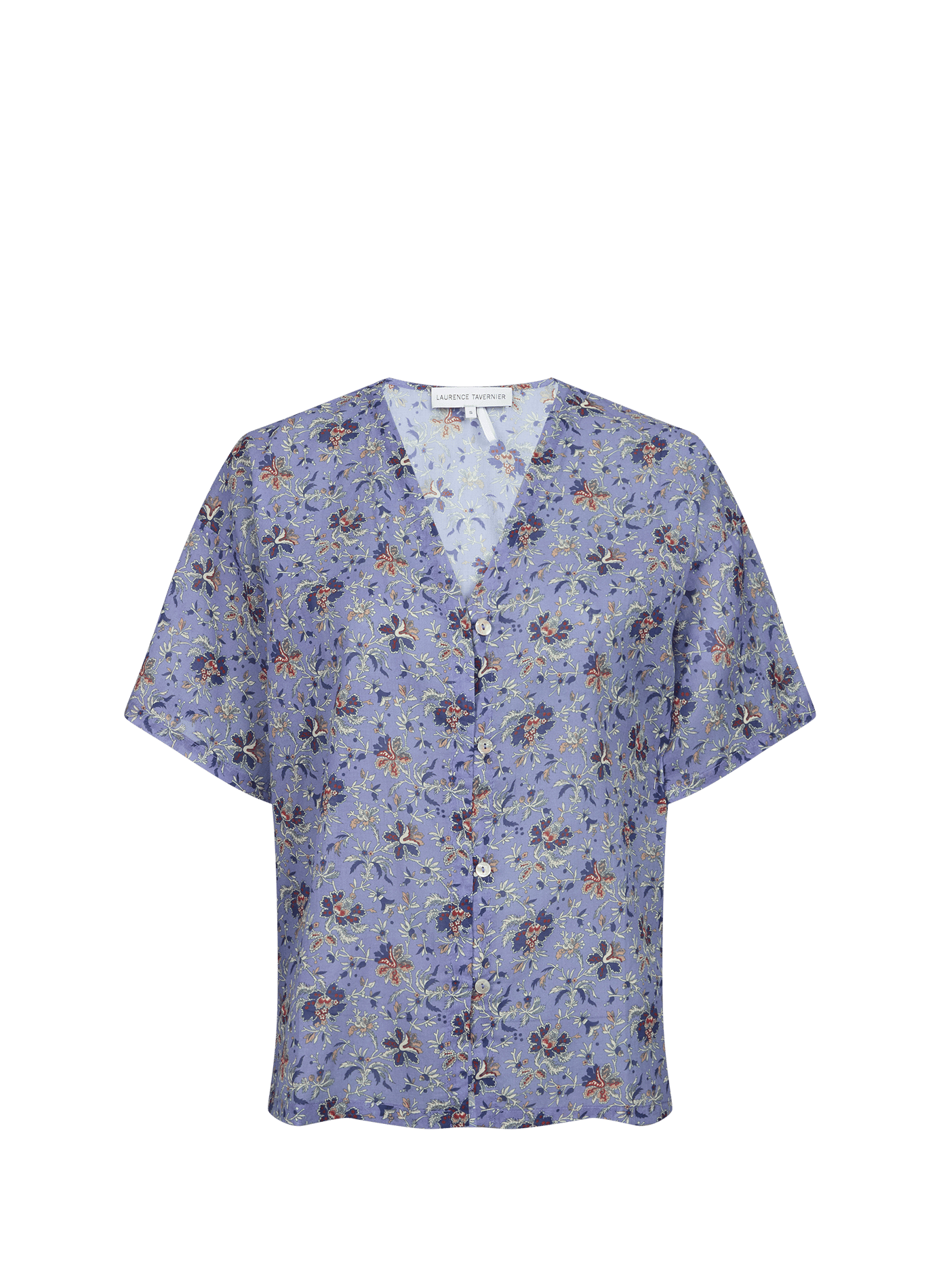 Ensemble de pyjama India en coton LAURENCE TAVERNIER Bleu