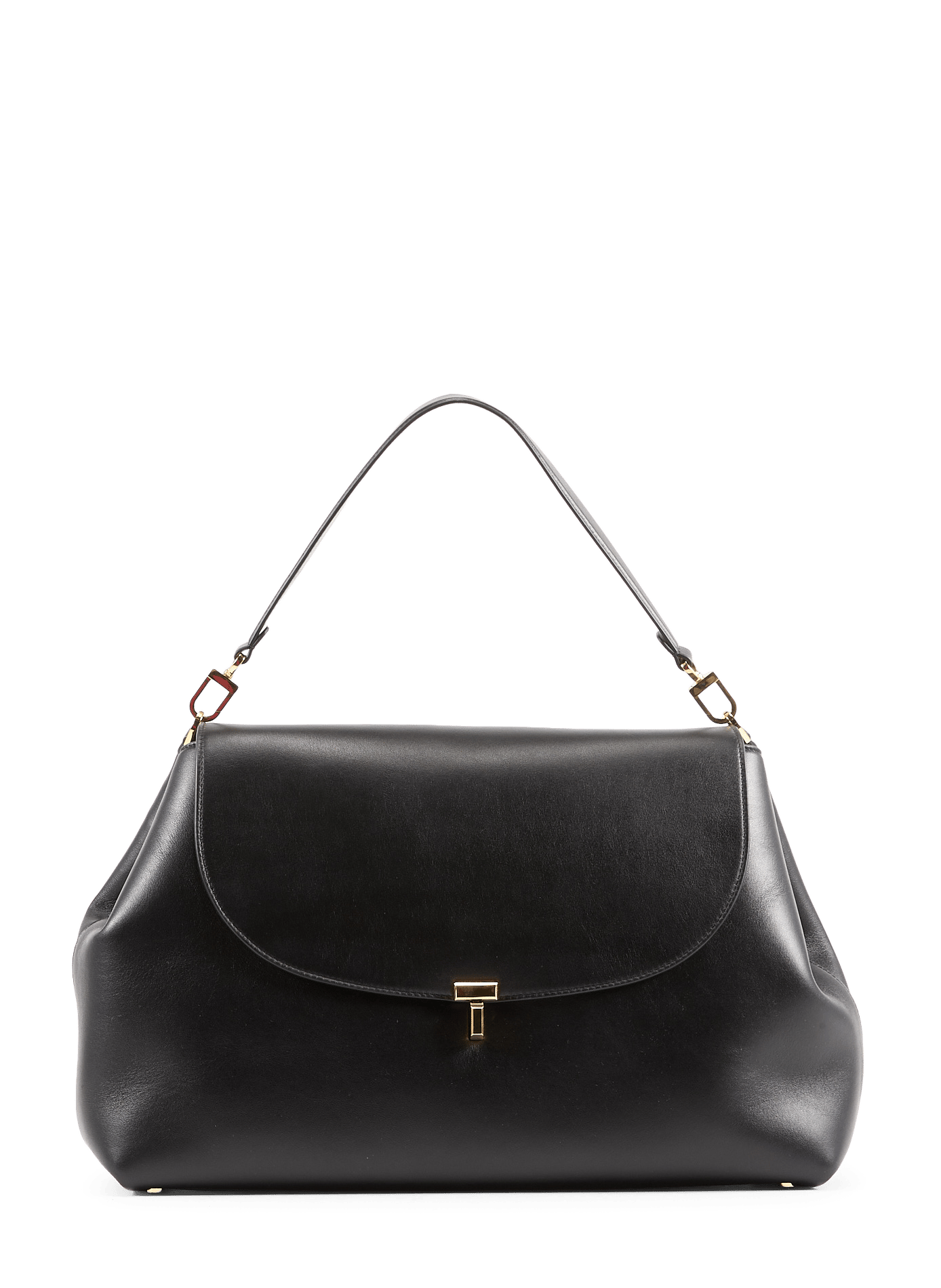 Shoulder bag in calf leather TOTEME Black