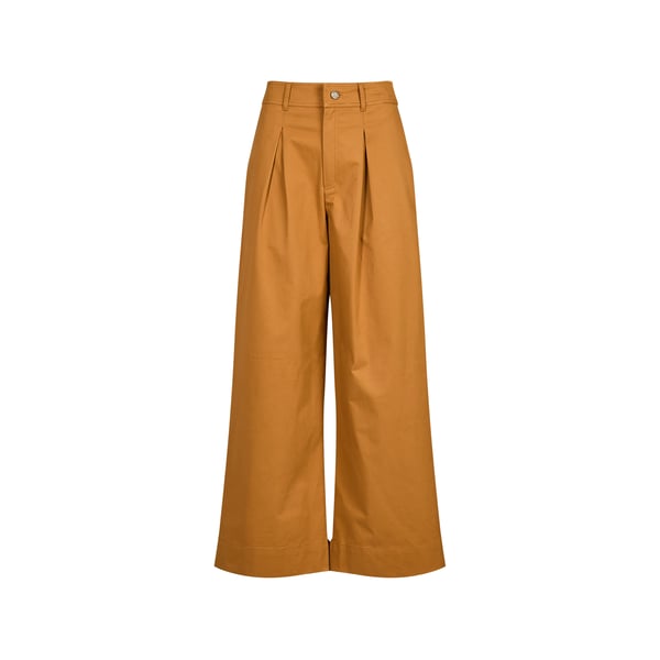 Pantalon large en coton mélangé Federica Pantalon large en coton mélangé Federica