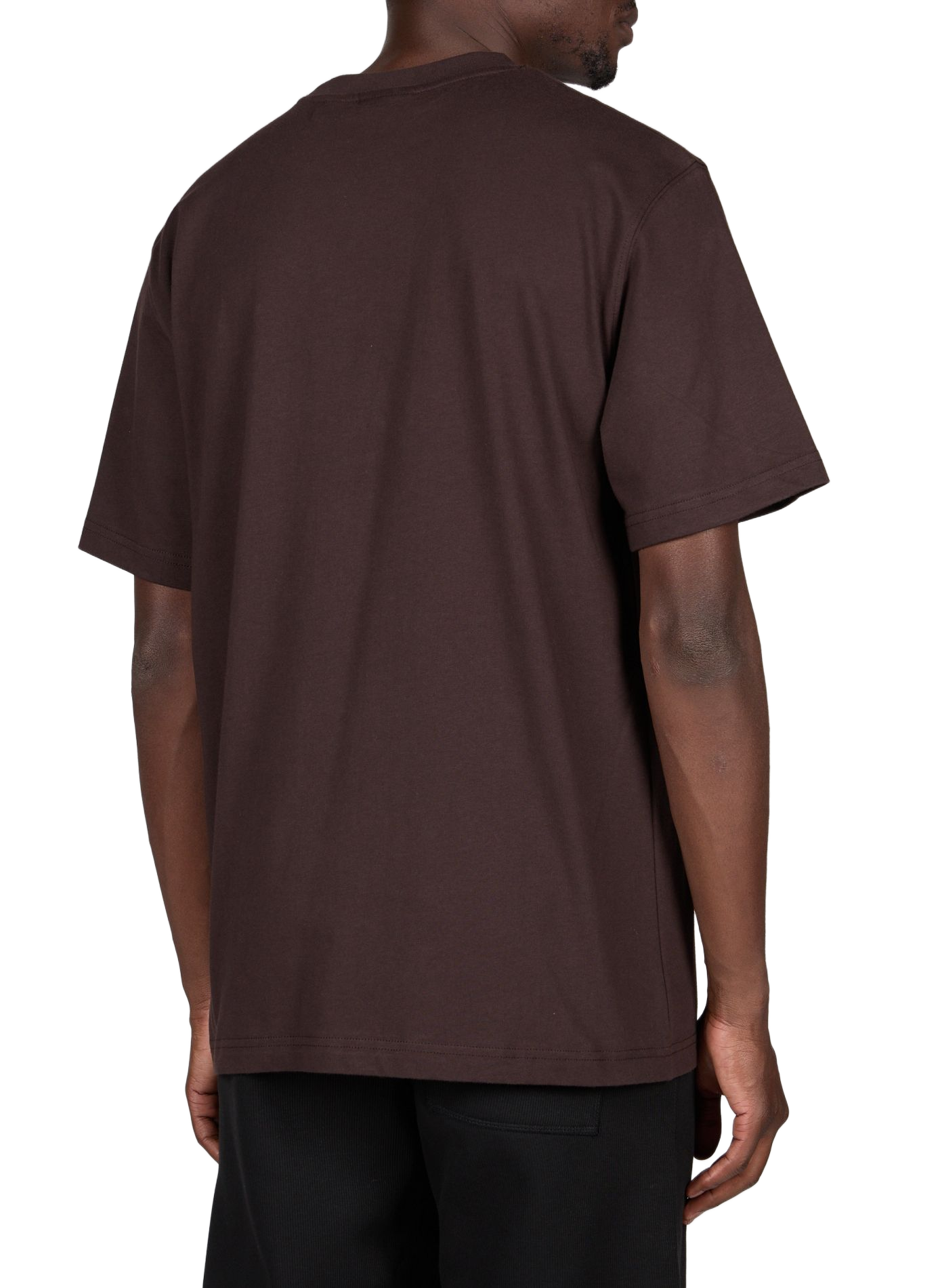 Gerader T-Shirt mit Rundhalsausschnitt und Siebdruck DAILY PAPER Braun