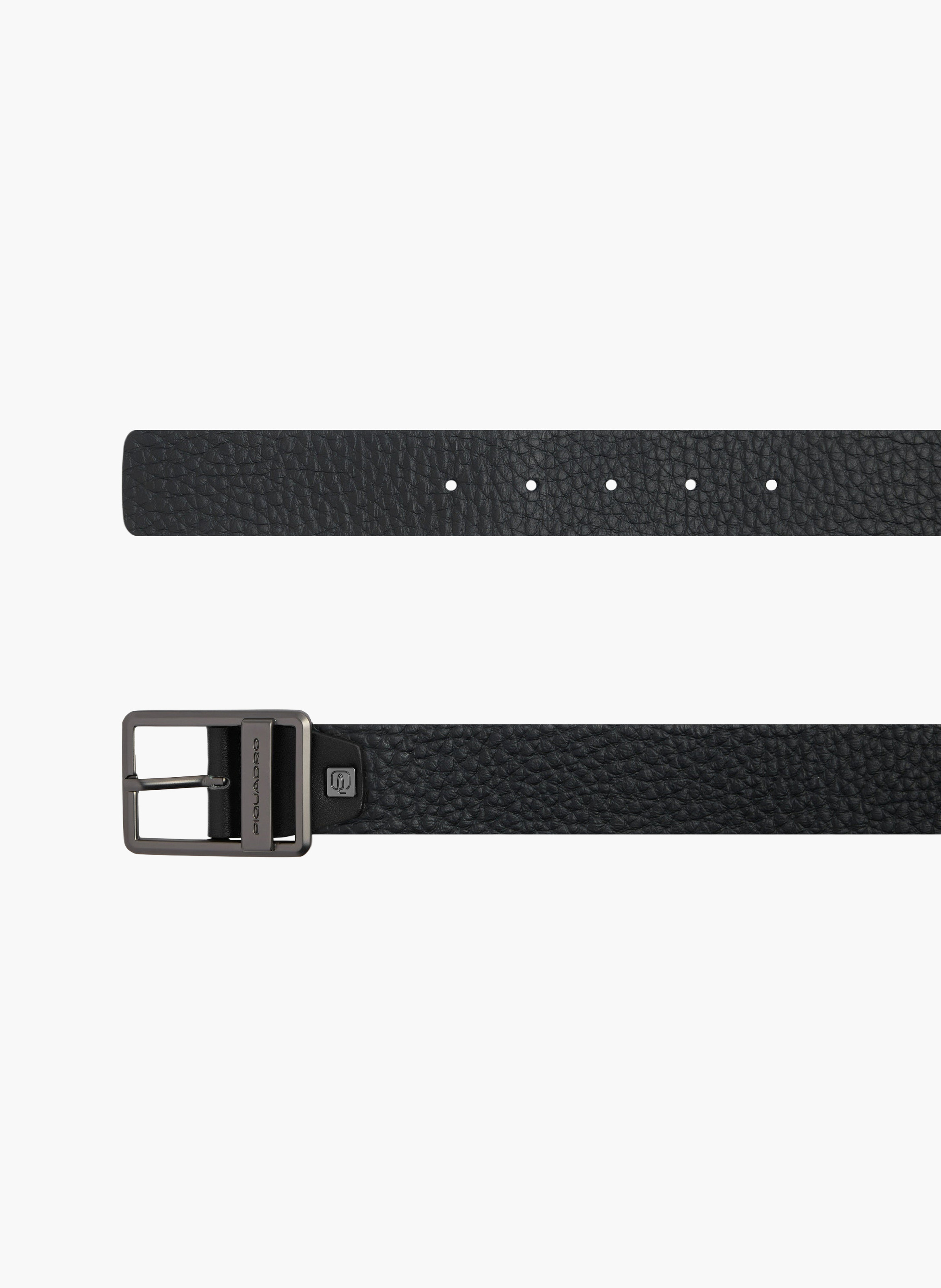 Ceinture homme en cuir avec boucle-ardillon PIQUADRO Noir