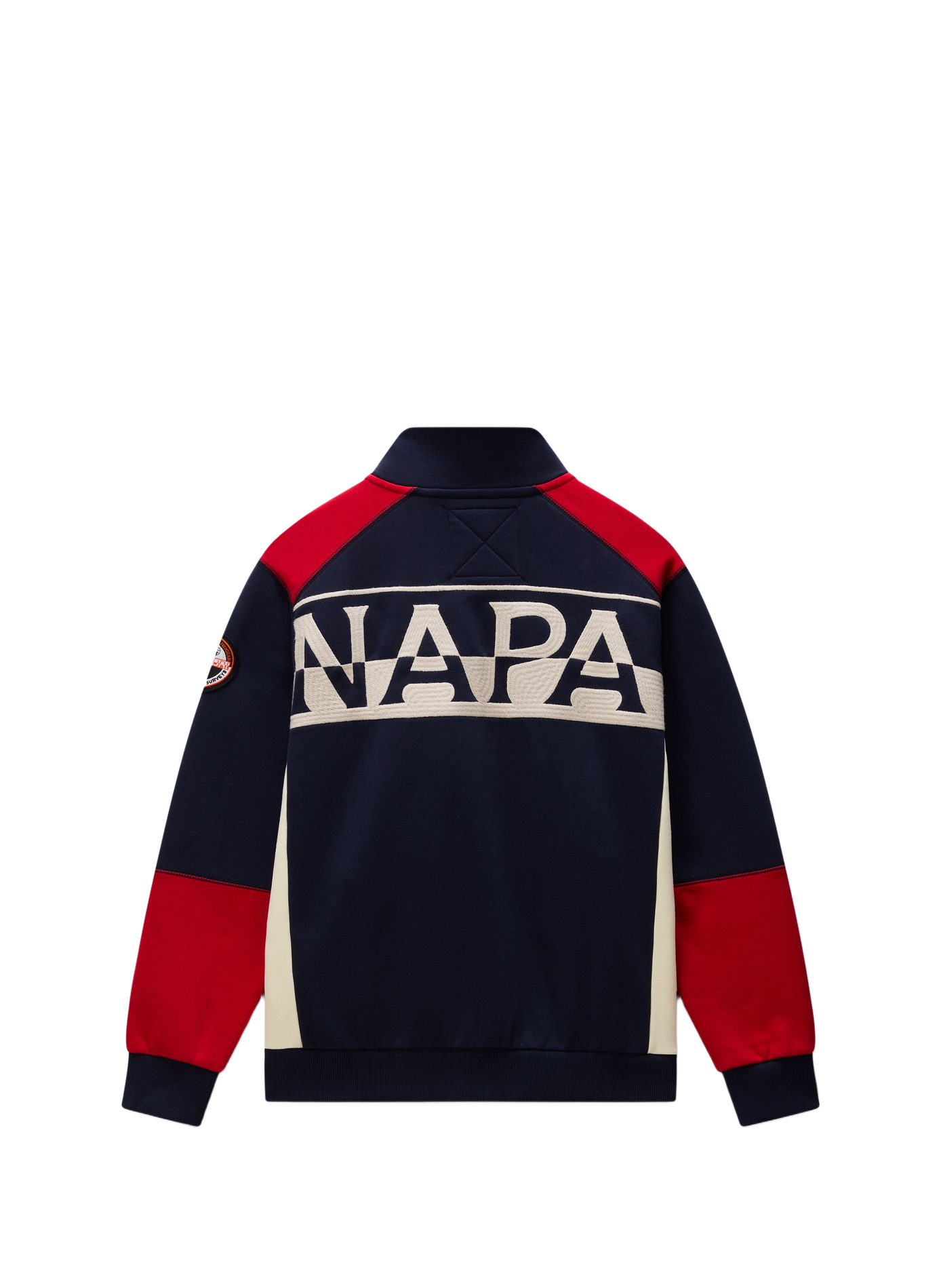 Gilet col montant zippé à dos brodé NAPAPIJRI Multicolore