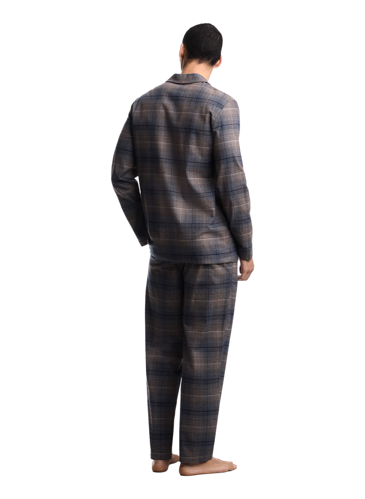 Lange pyjamaset met motief EMPORIO ARMANI Blauw