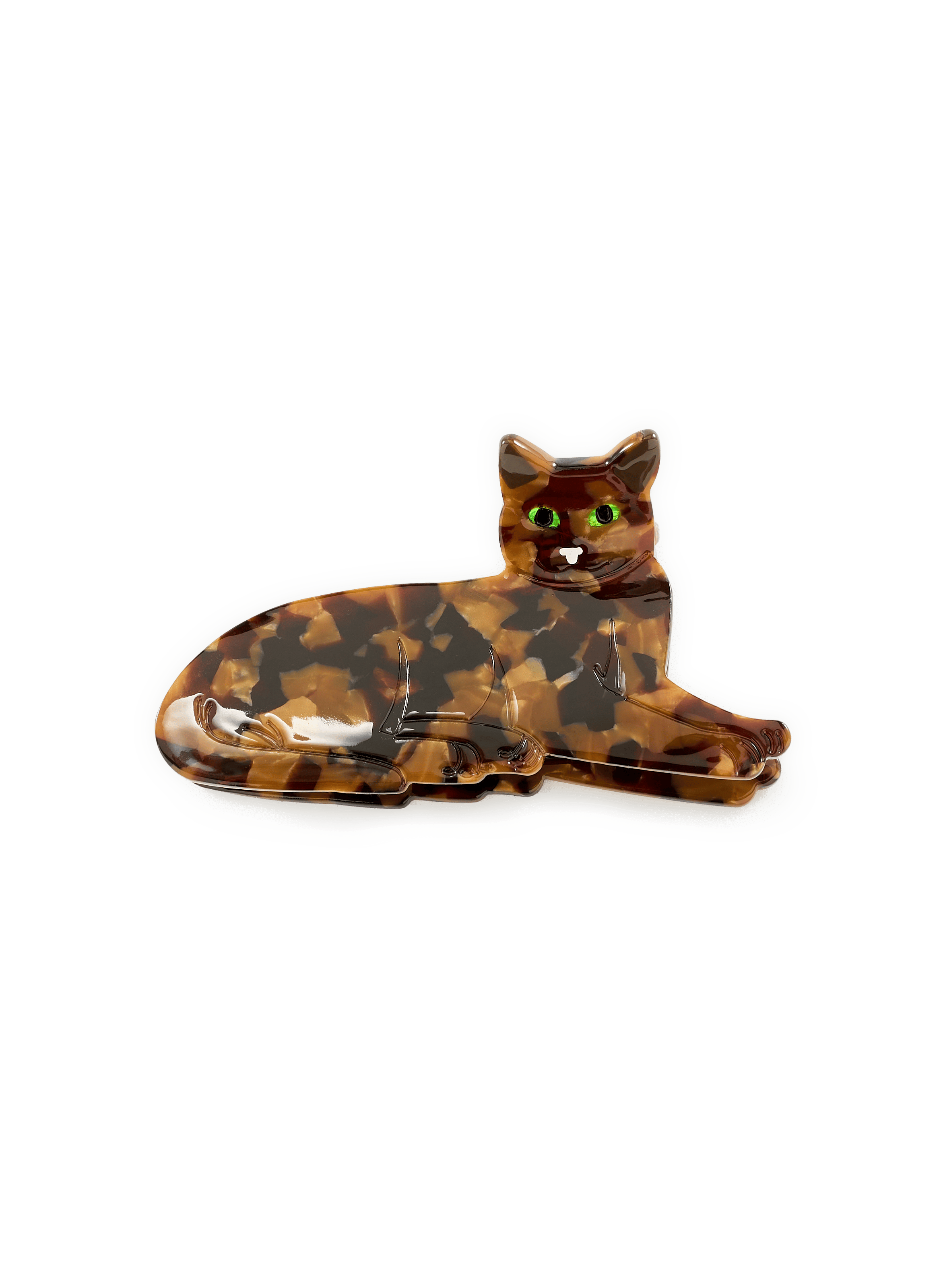 Katzen-Haarspange AU PRINTEMPS PARIS Braun