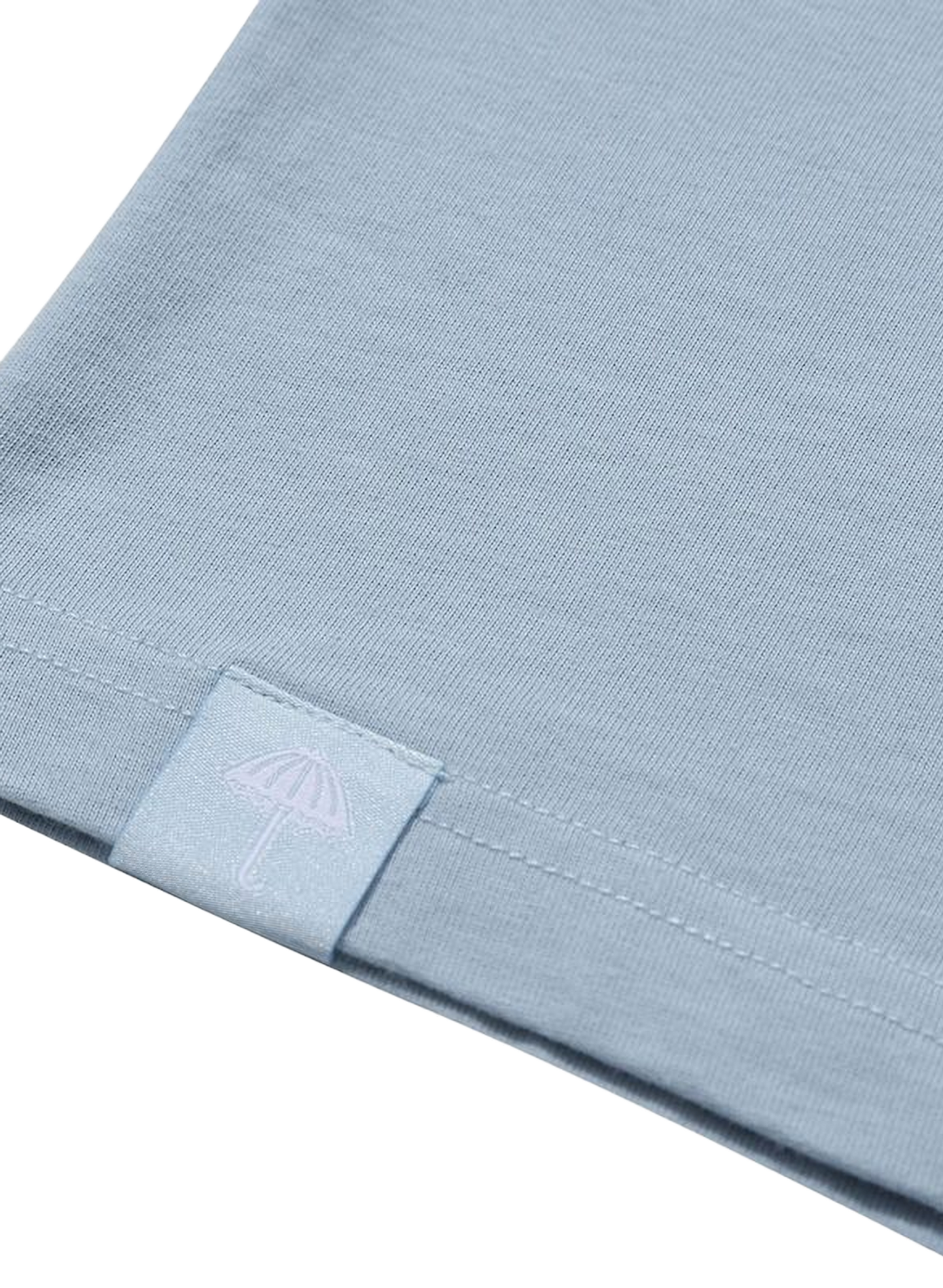 Straight T-shirt with embroidered logo | Blue HELAS CAPS Men