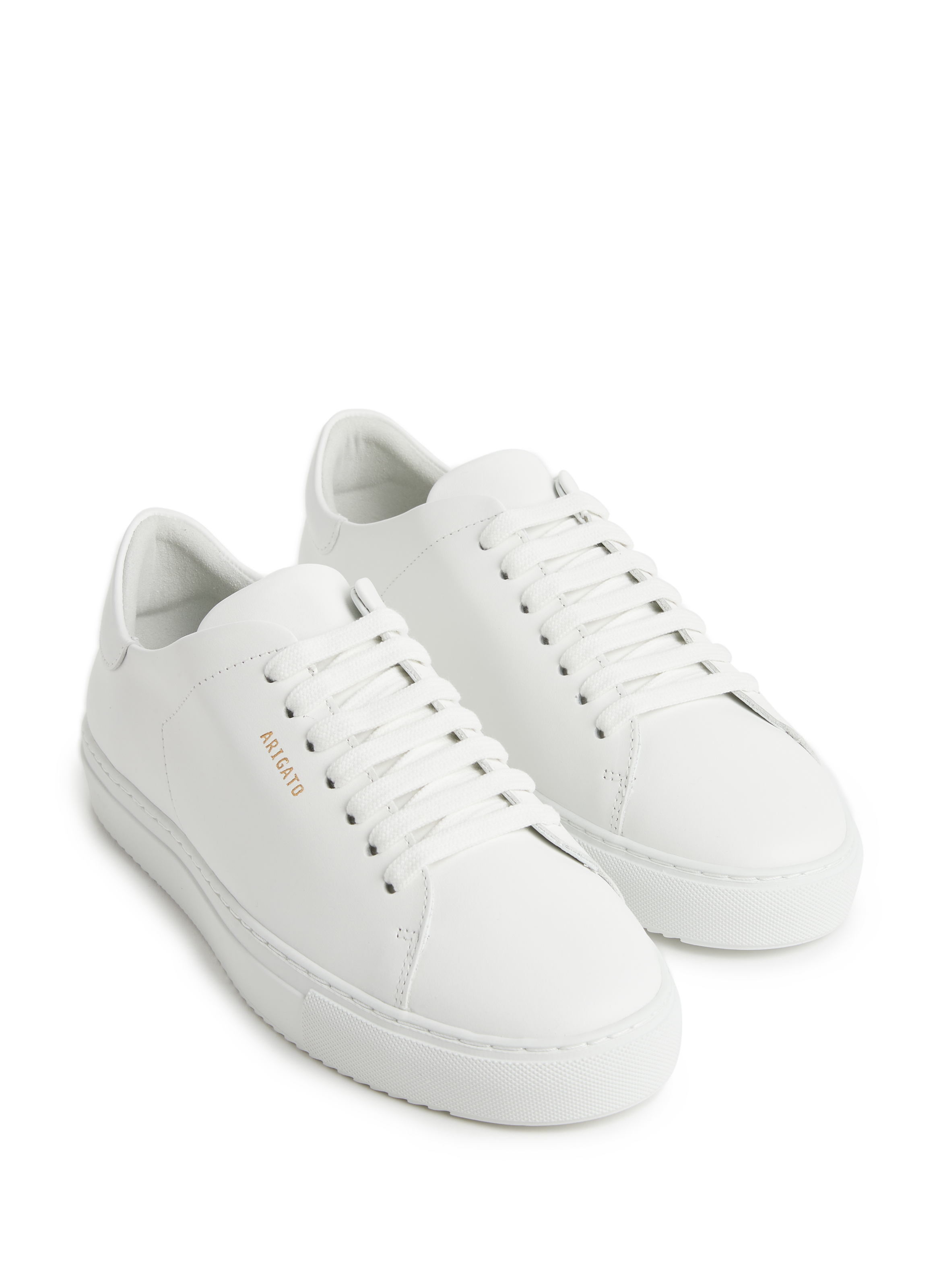 Baskets basses en cuir