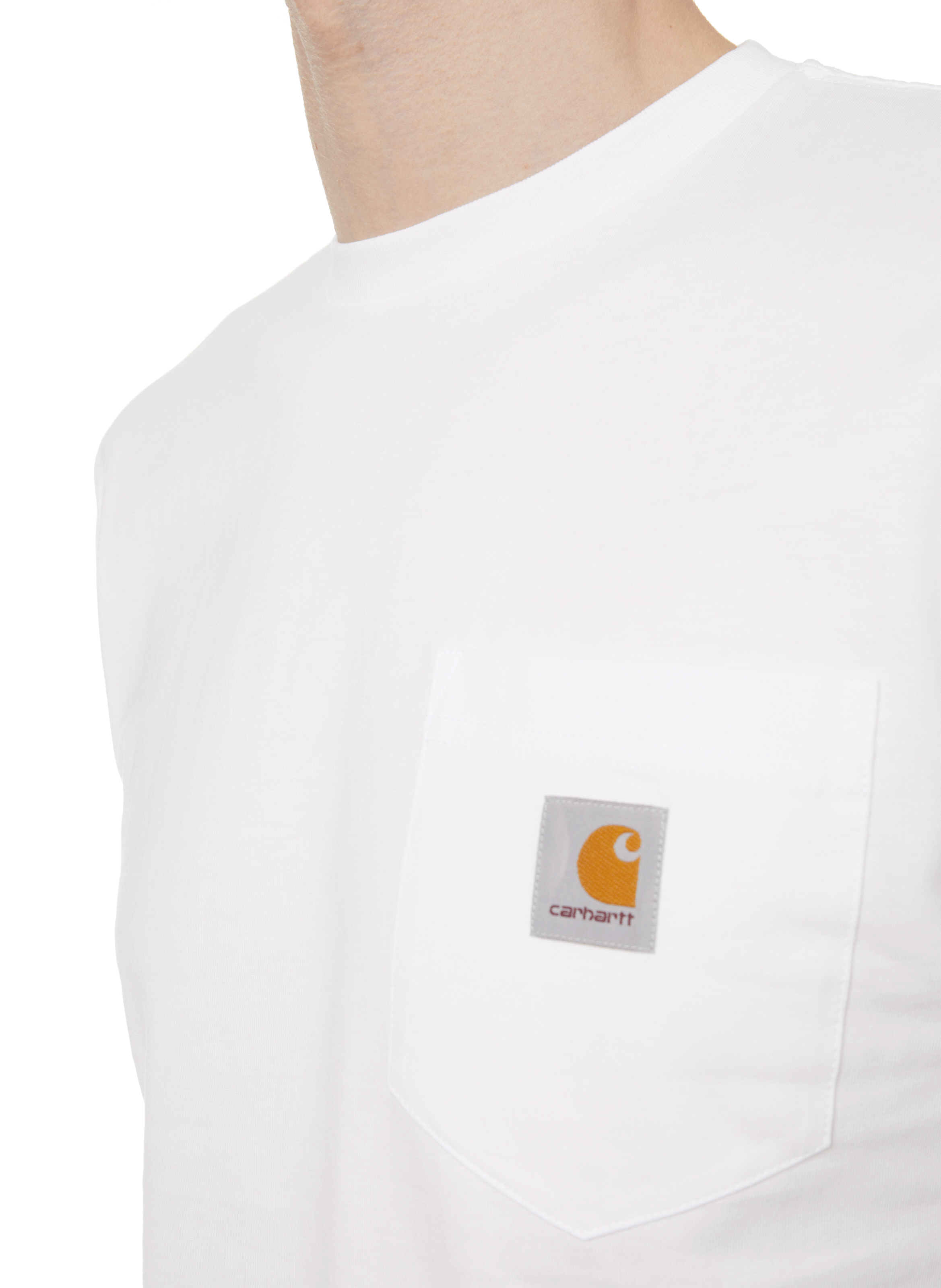 Short-sleeved cotton T-shirt White