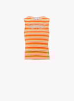 Top rayé à strass | COLLINA STRADA