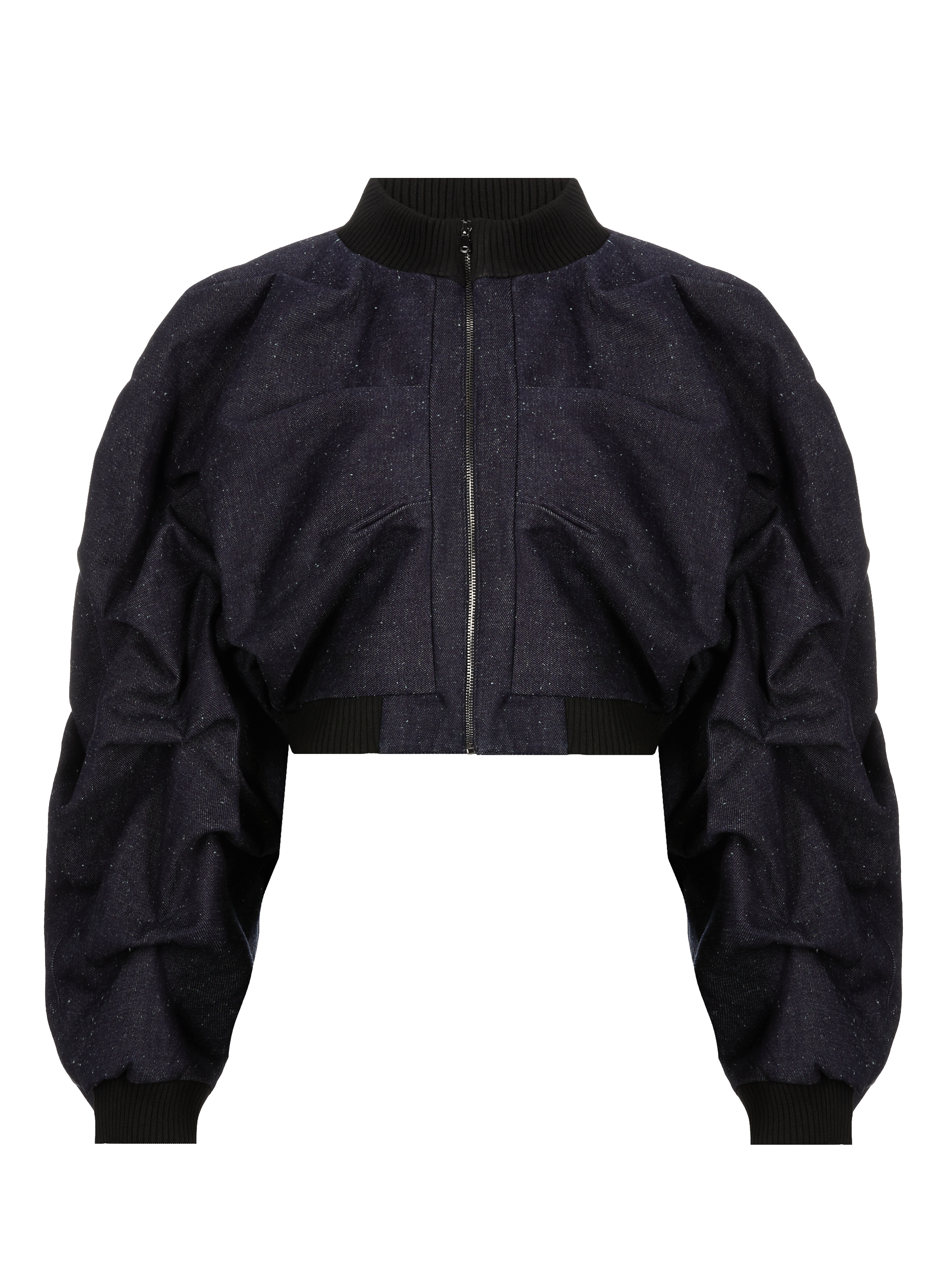 Bomber court en jean