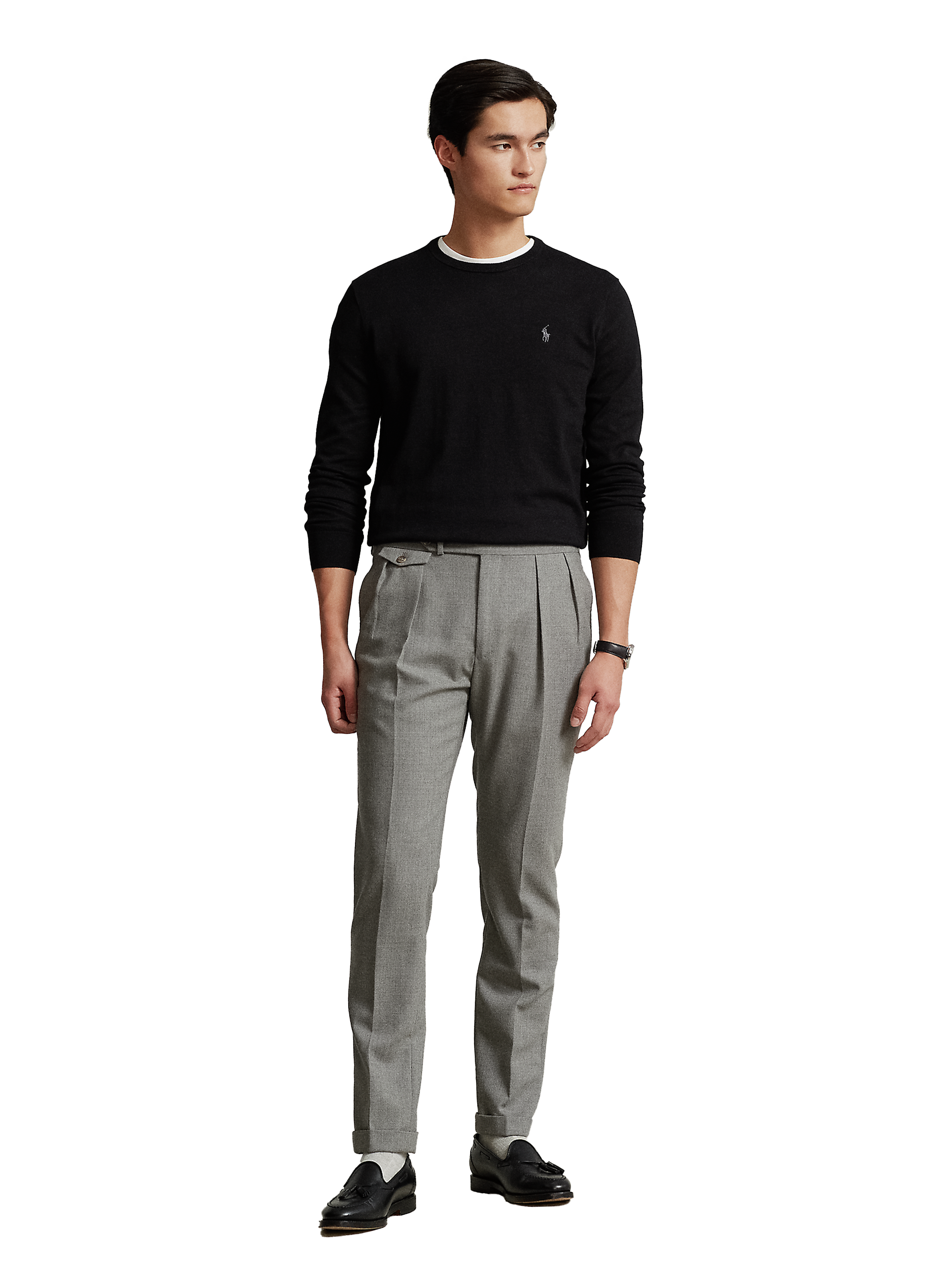 Slim cotton sweatshirt  POLO RALPH LAUREN Black