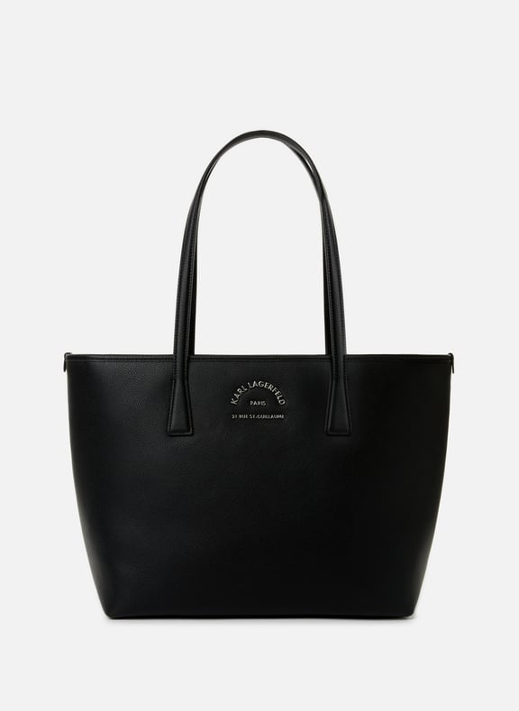 Sac à main à logo Noir by KARL LAGERFELD KARL LAGERFELD Sac à main à logo Noir