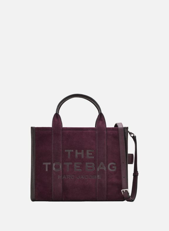 The Suede Medium Tote Bag Red by MARC JACOBS MARC JACOBS The Suede Medium Tote Bag Red