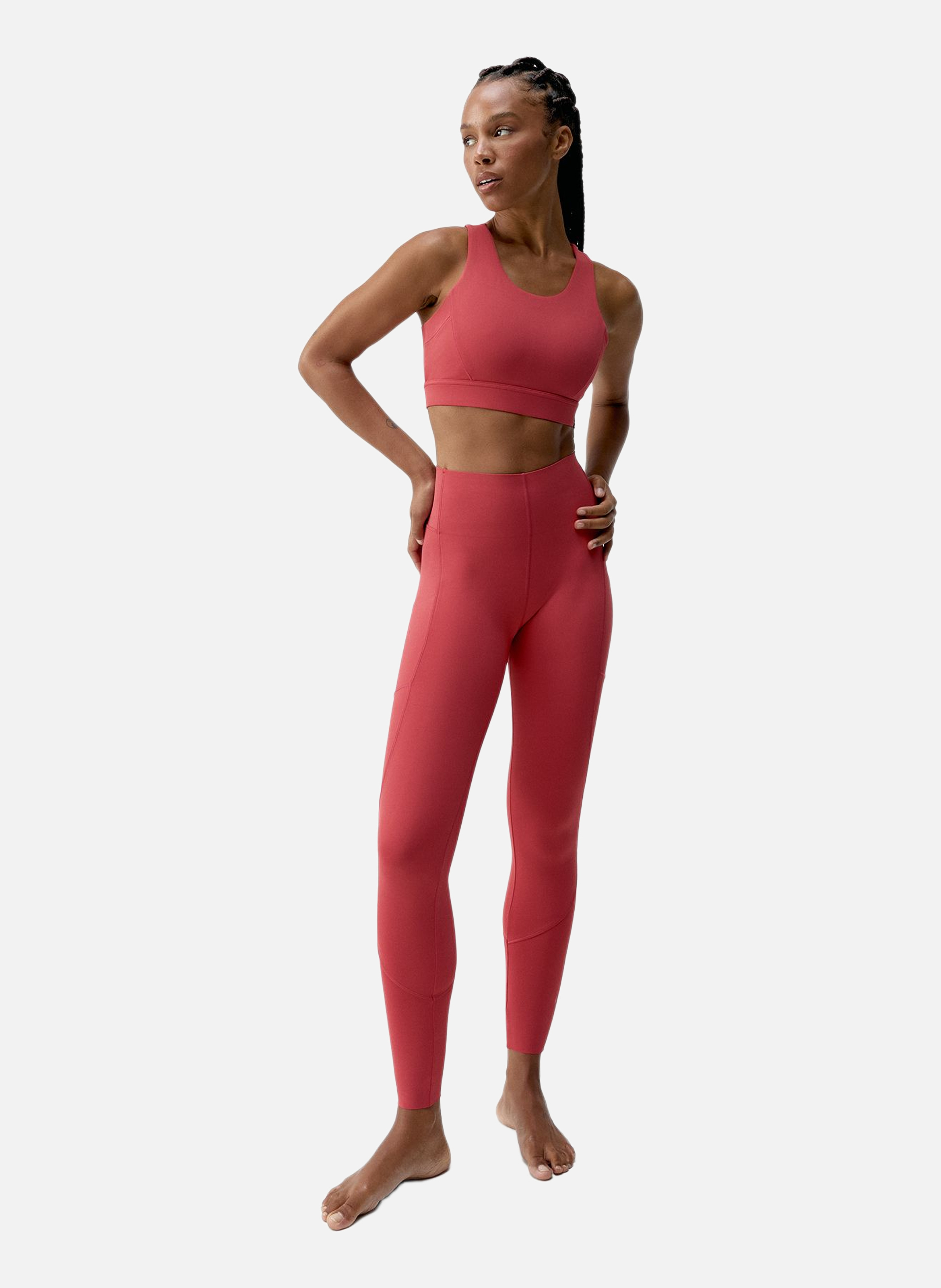 Legging de sport Long Performance DENISE Orange