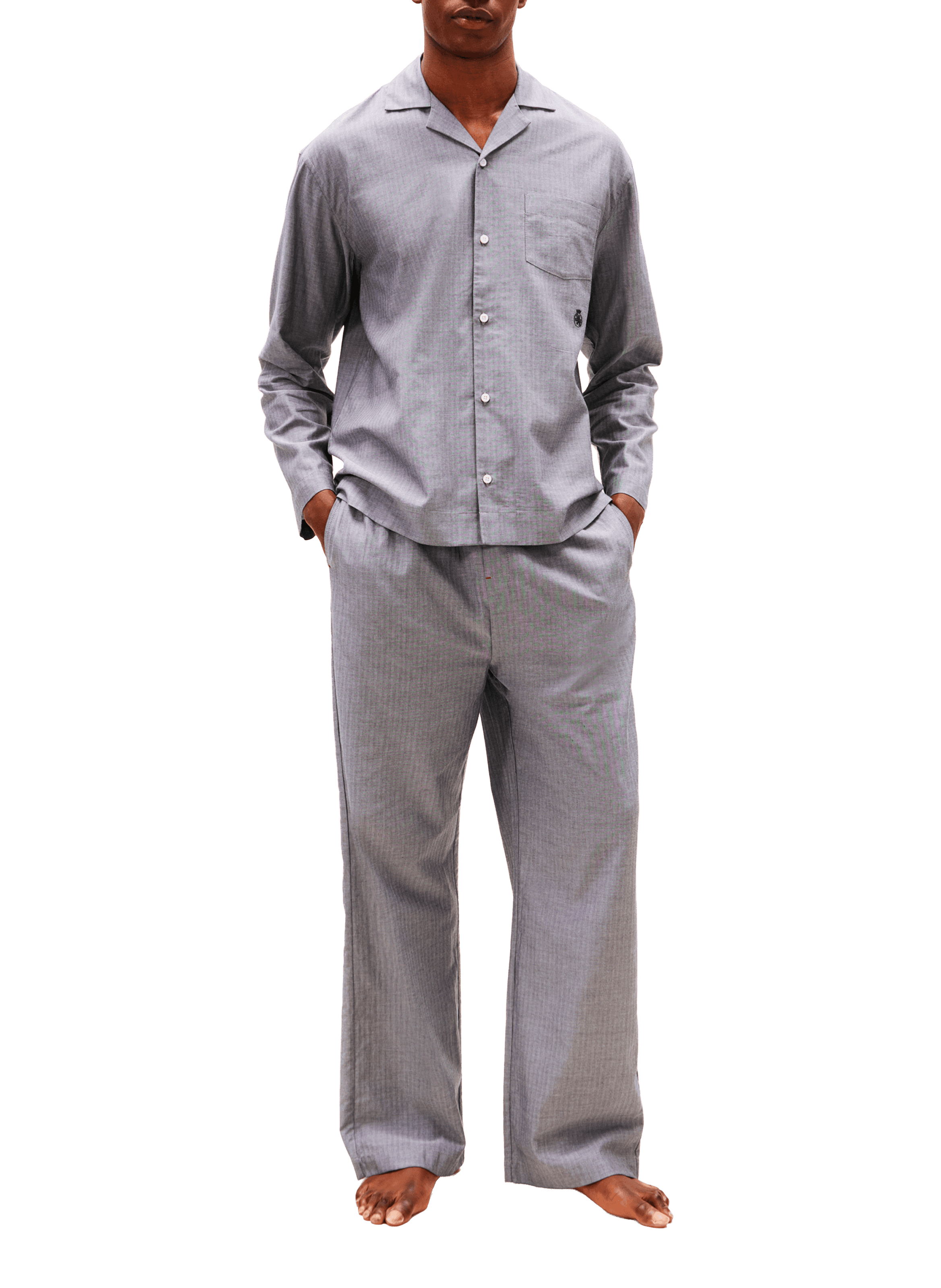 TOMMY HILFIGER Cotton pajama set Grey