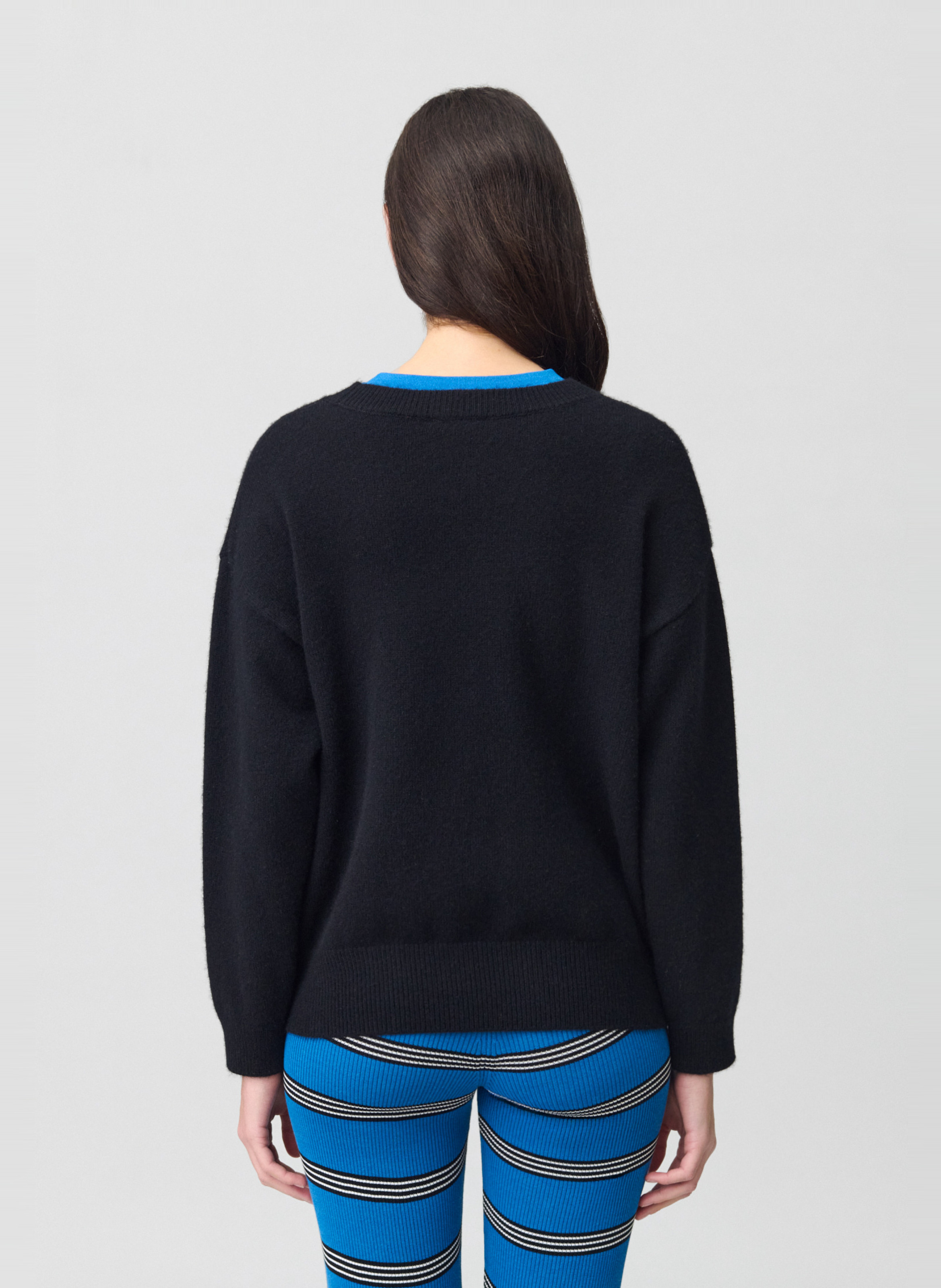 Pull col rond en cachemire CLAUDIE PIERLOT Noir