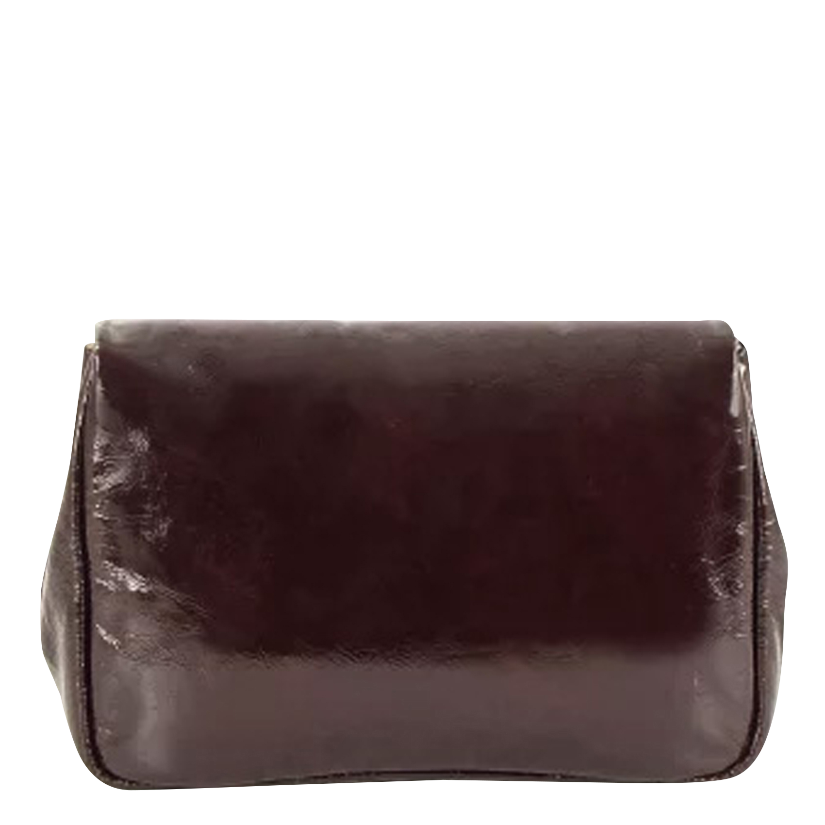 Sac bandoulière en cuir vernis diviluz puffy p SESSUN Marron