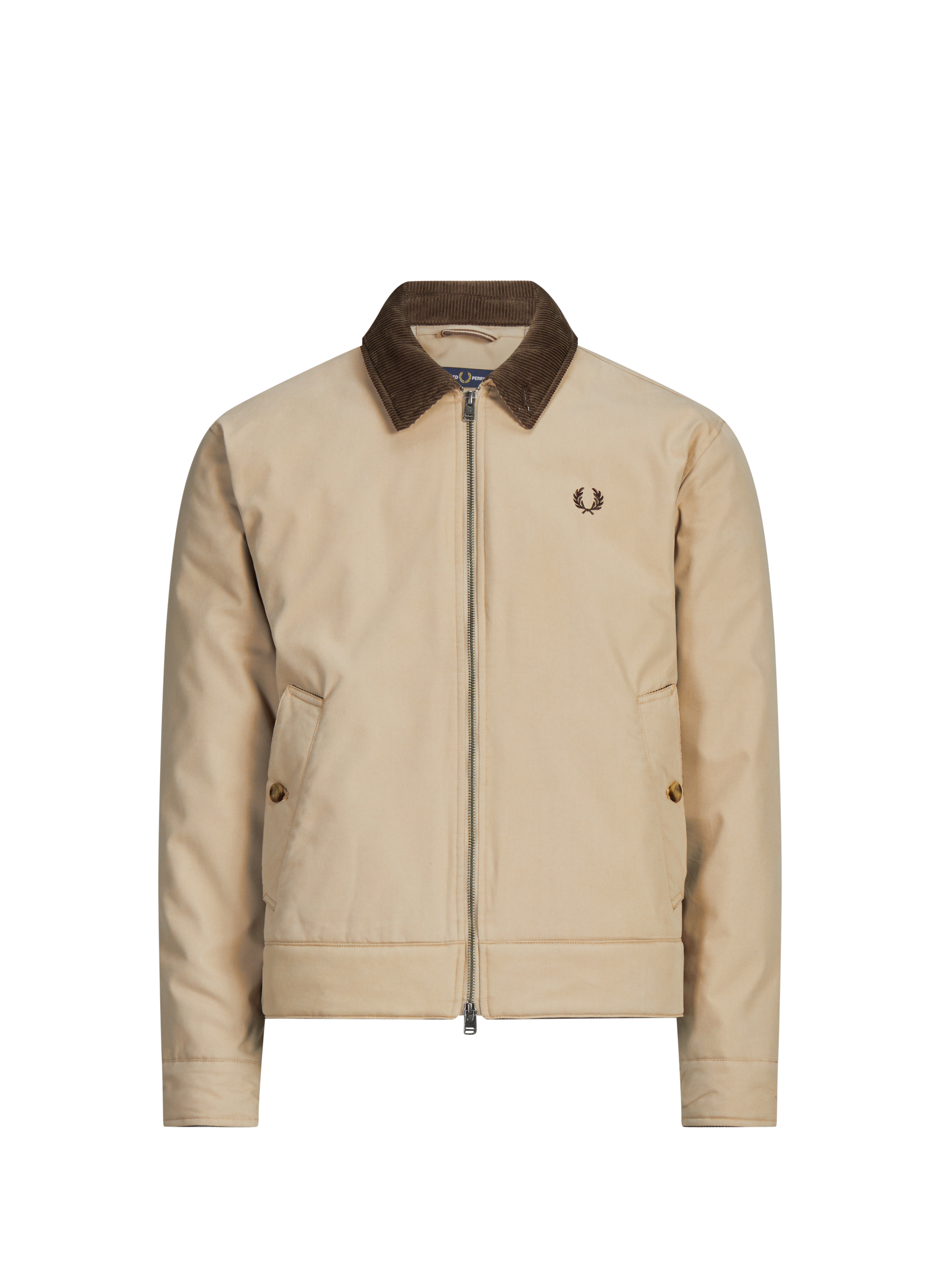 Cotton-blend jacket FRED PERRY Beige