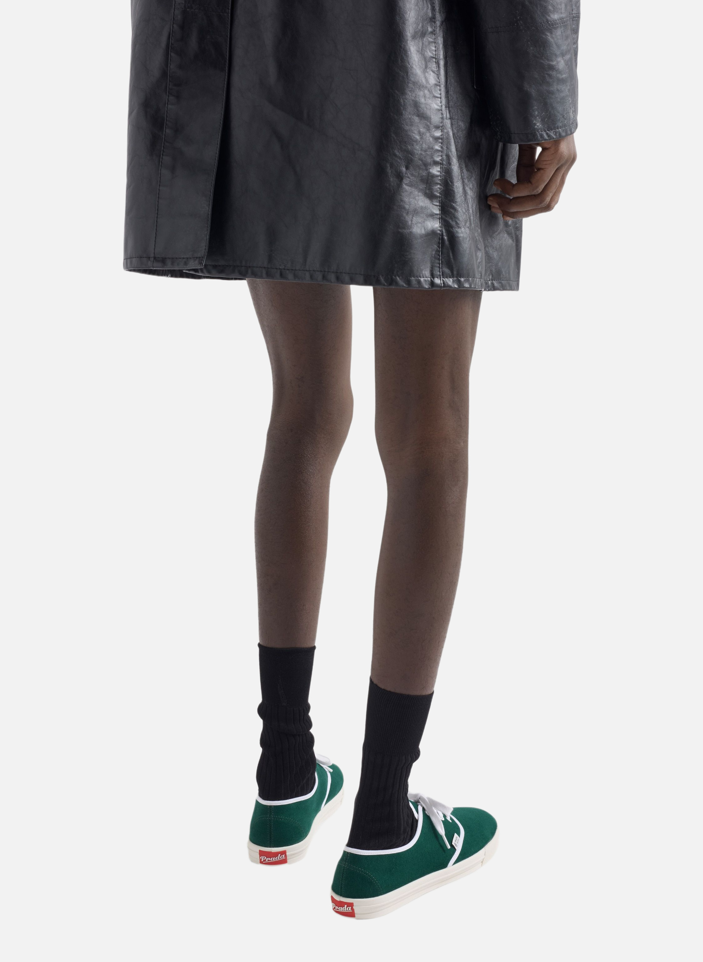 Baskets en tissu PRADA Vert