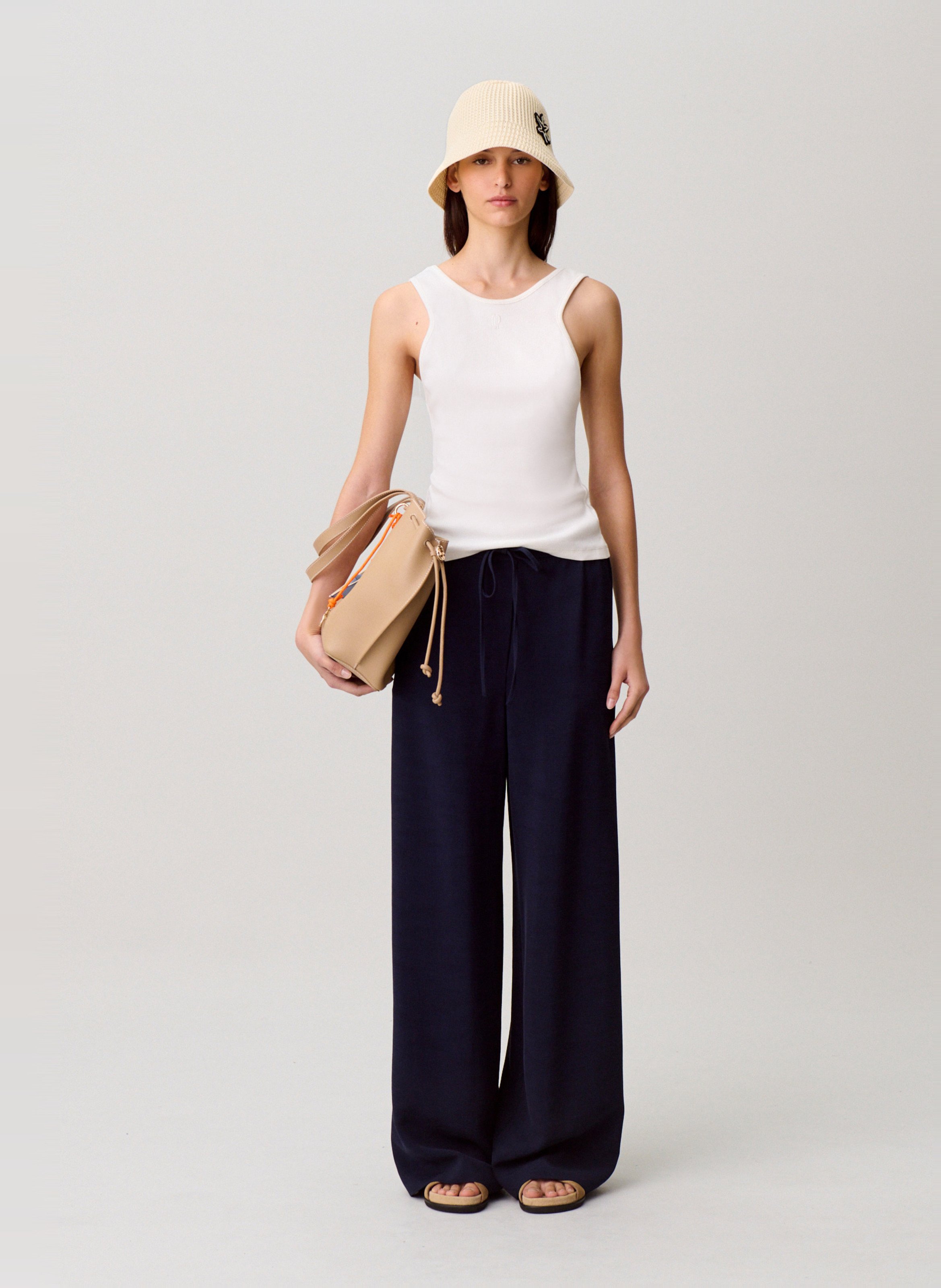 Pantalon large CLAUDIE PIERLOT Bleu
