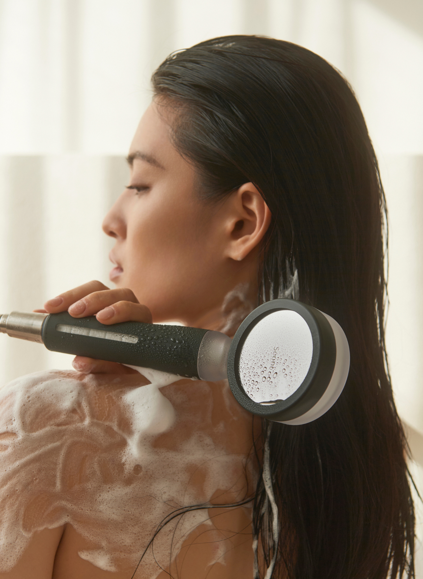 Filtered Shower Head SEONI Noir