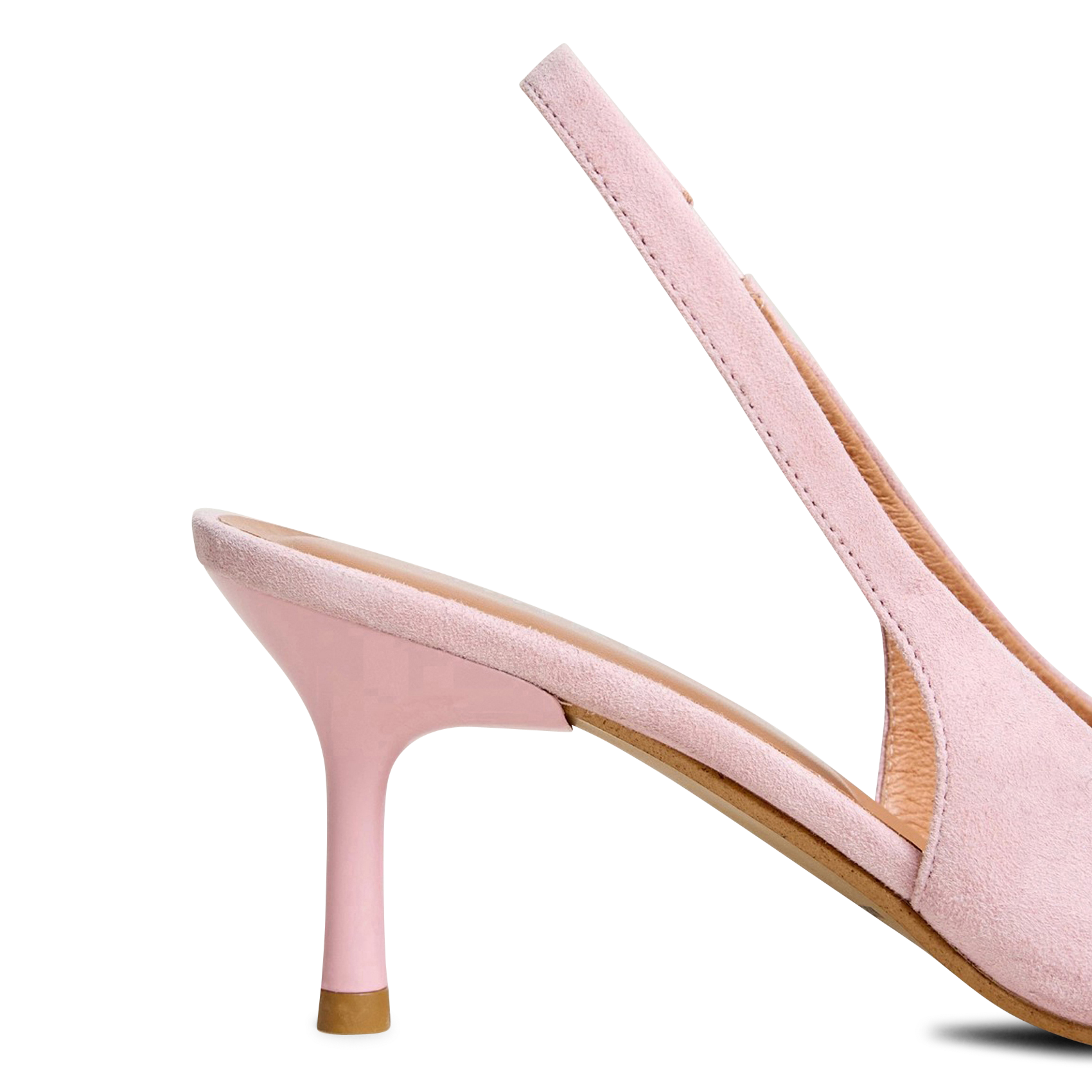 Escarpins en cuir velours diamantine JONAK Rose